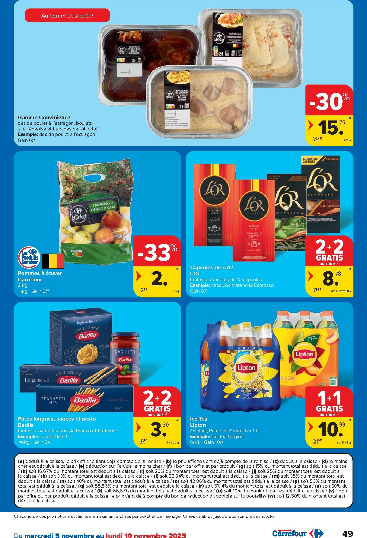carrefour - De Carrefour - Hypermarchés folder geldig vanaf 05/11 t/m 17/11 - page: 49 carrefour - De Carrefour - Hypermarchés folder geldig vanaf 05/11 t/m 17/11 - page: 49