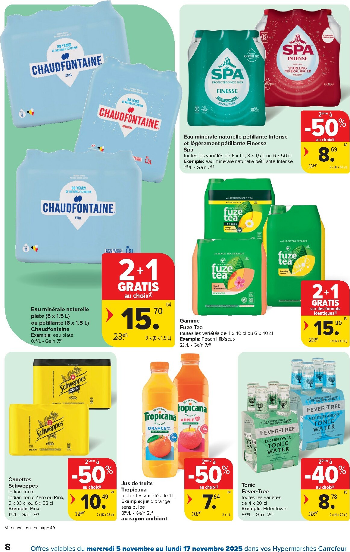 carrefour - De Carrefour - Hypermarchés folder geldig vanaf 05/11 t/m 17/11 - page: 8 carrefour - De Carrefour - Hypermarchés folder geldig vanaf 05/11 t/m 17/11 - page: 8