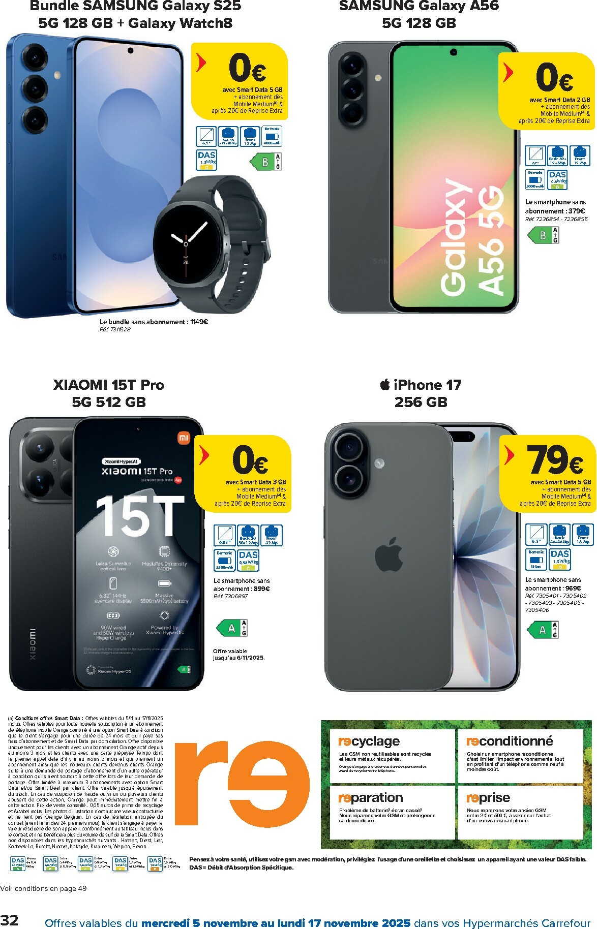 carrefour - De Carrefour - Hypermarchés folder geldig vanaf 05/11 t/m 17/11 - page: 32 carrefour - De Carrefour - Hypermarchés folder geldig vanaf 05/11 t/m 17/11 - page: 32