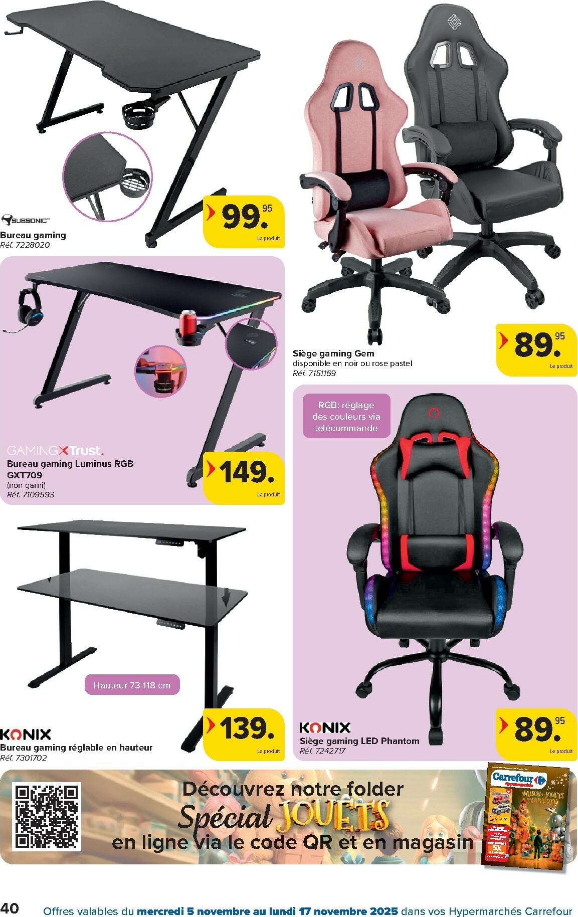 carrefour - De Carrefour - Hypermarchés folder geldig vanaf 05/11 t/m 17/11 - page: 40 carrefour - De Carrefour - Hypermarchés folder geldig vanaf 05/11 t/m 17/11 - page: 40