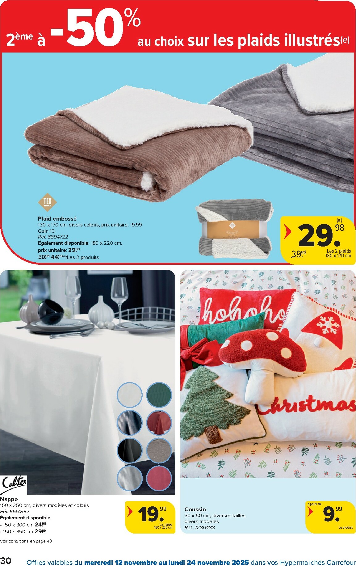 carrefour - De Carrefour Hypermarchés folder geldig vanaf 12/11 t/m 24/11 - page: 30