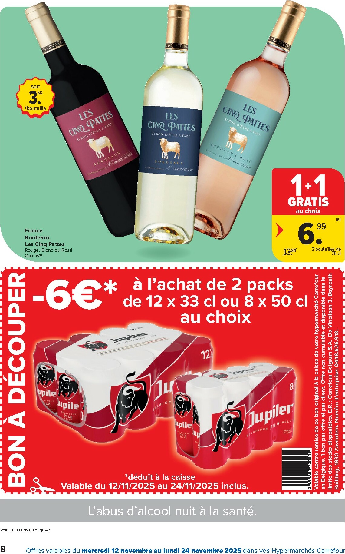 carrefour - De Carrefour Hypermarchés folder geldig vanaf 12/11 t/m 24/11 - page: 8