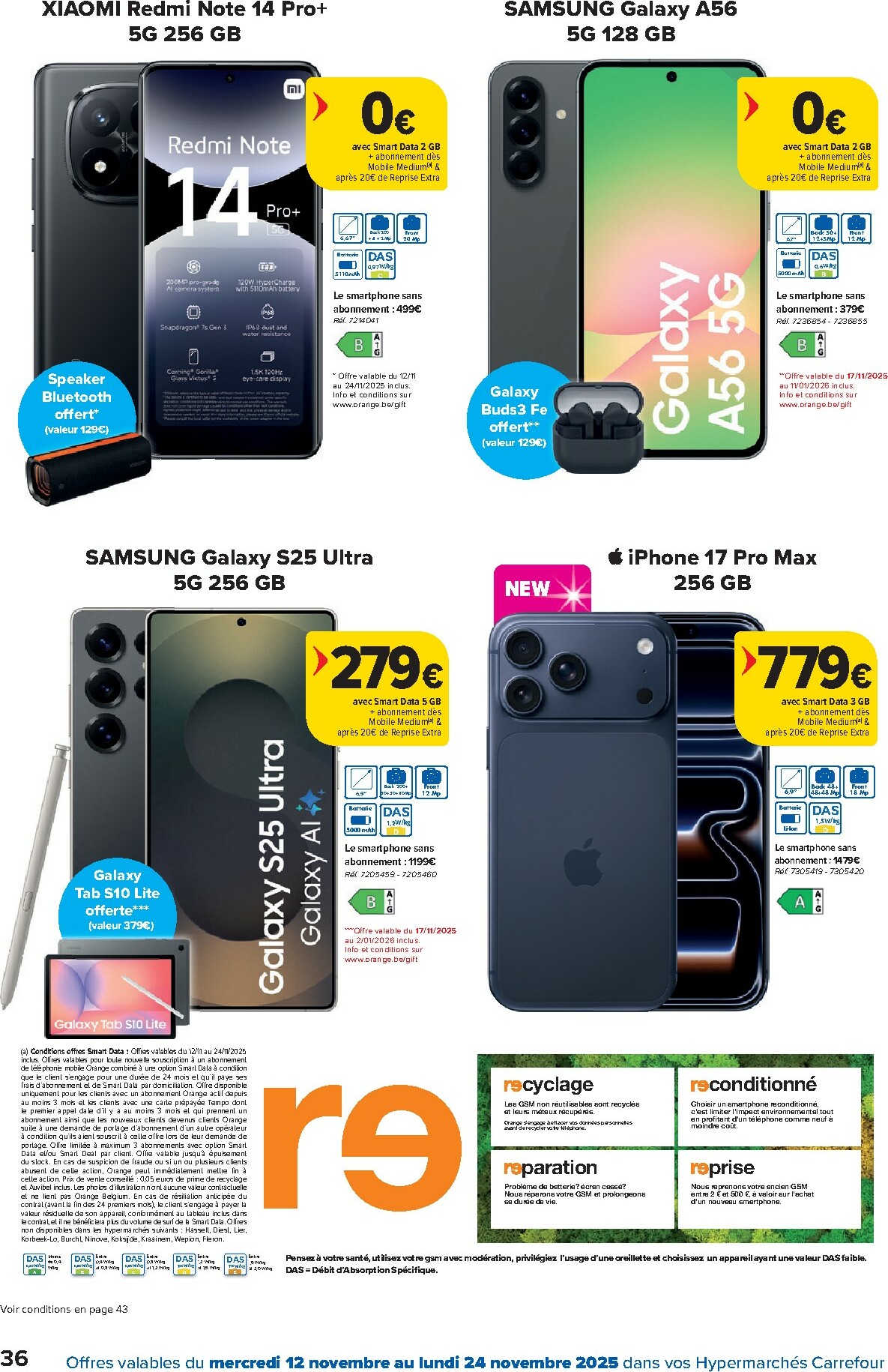 carrefour - De Carrefour Hypermarchés folder geldig vanaf 12/11 t/m 24/11 - page: 36