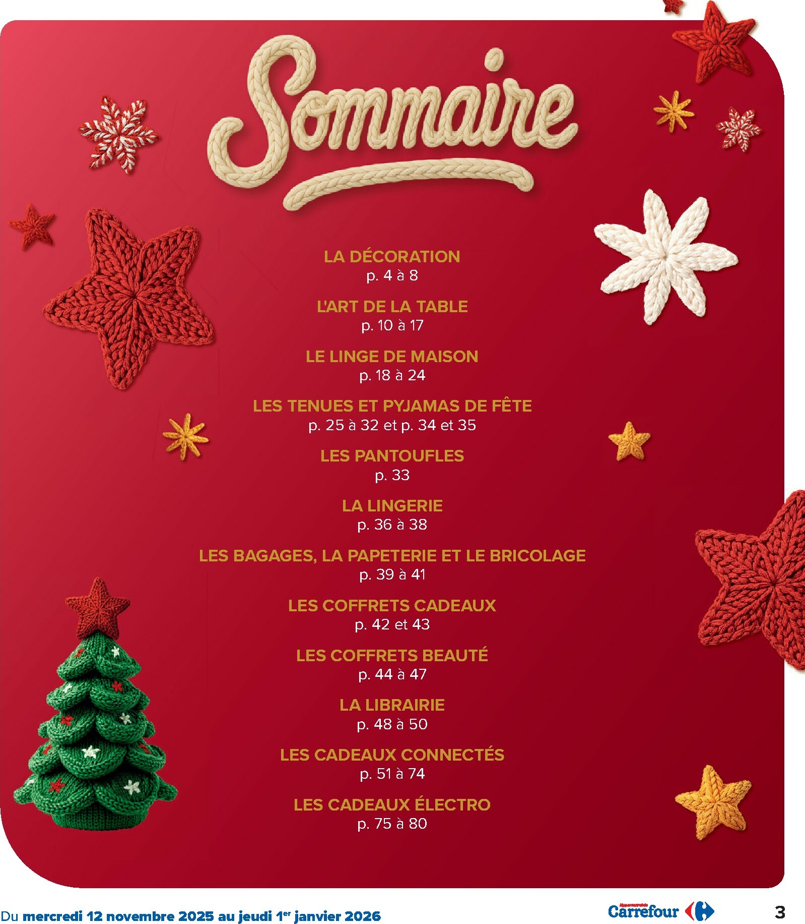 carrefour - De Carrefour - Hypermarchés Catalogue Fetes folder geldig vanaf 12/11 t/m 01/01 - page: 3