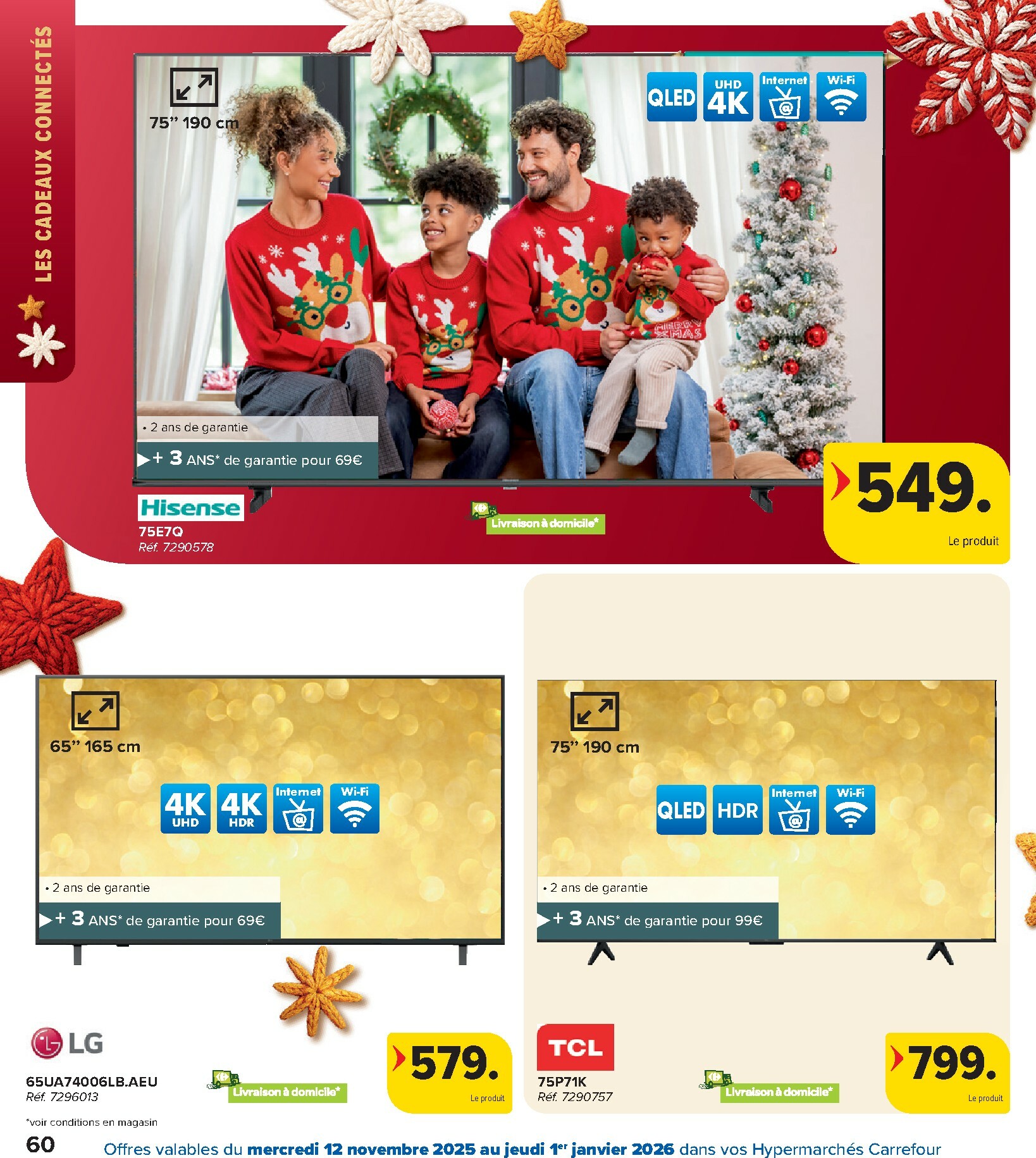 carrefour - De Carrefour - Hypermarchés Catalogue Fetes folder geldig vanaf 12/11 t/m 01/01 - page: 60
