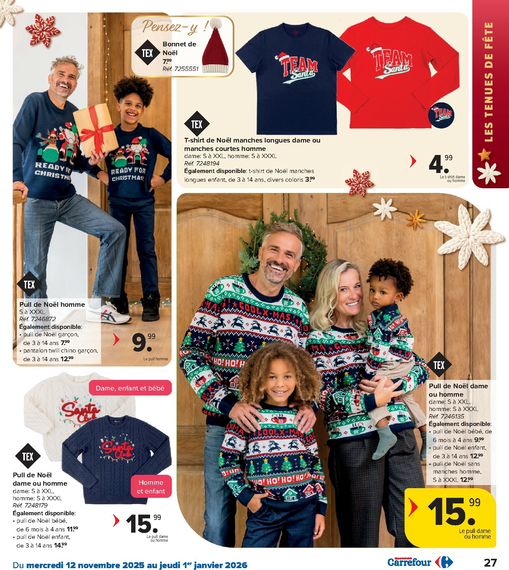 carrefour - De Carrefour - Hypermarchés Catalogue Fetes folder geldig vanaf 12/11 t/m 01/01 - page: 27