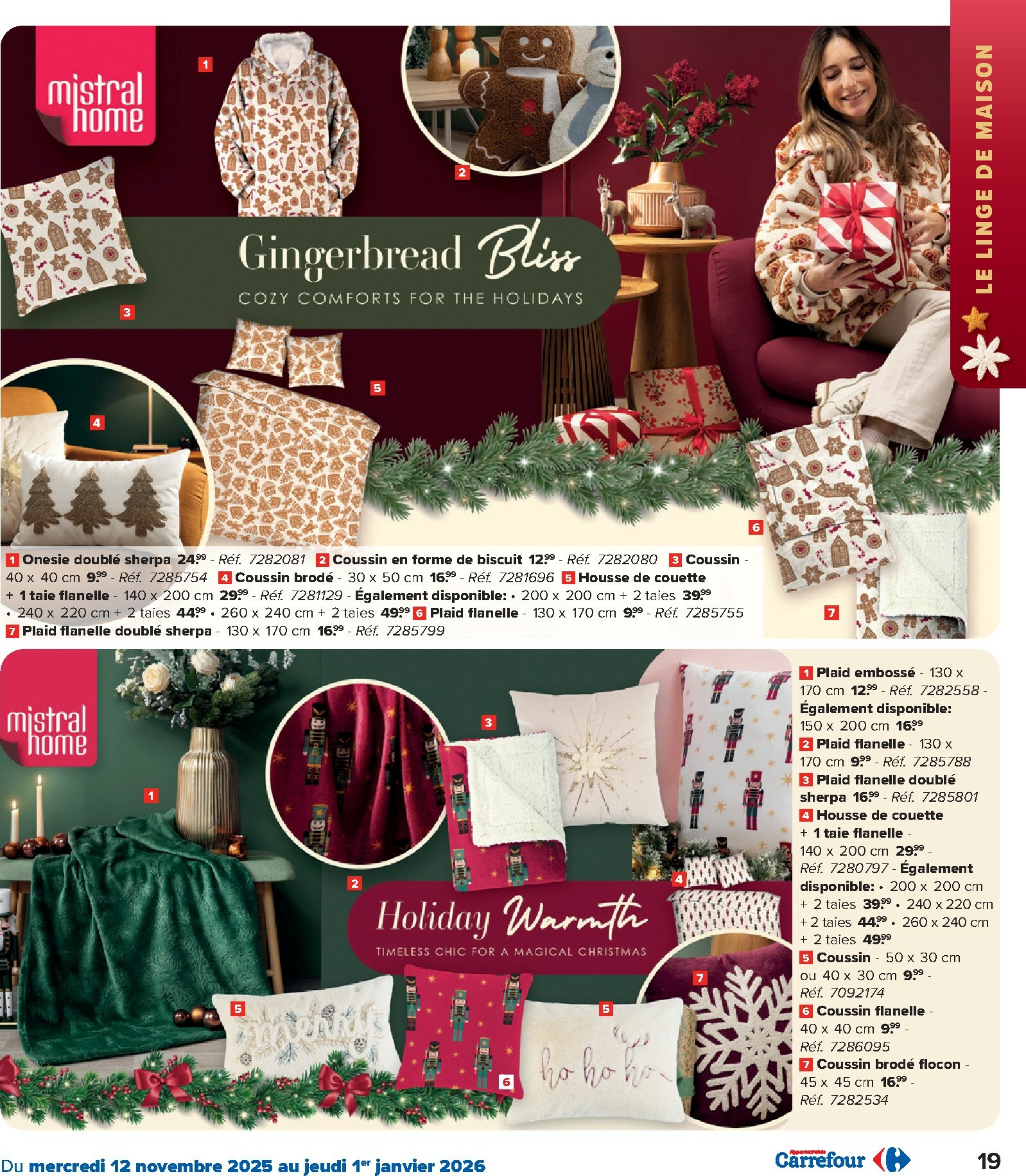 carrefour - De Carrefour - Hypermarchés Catalogue Fetes folder geldig vanaf 12/11 t/m 01/01 - page: 19