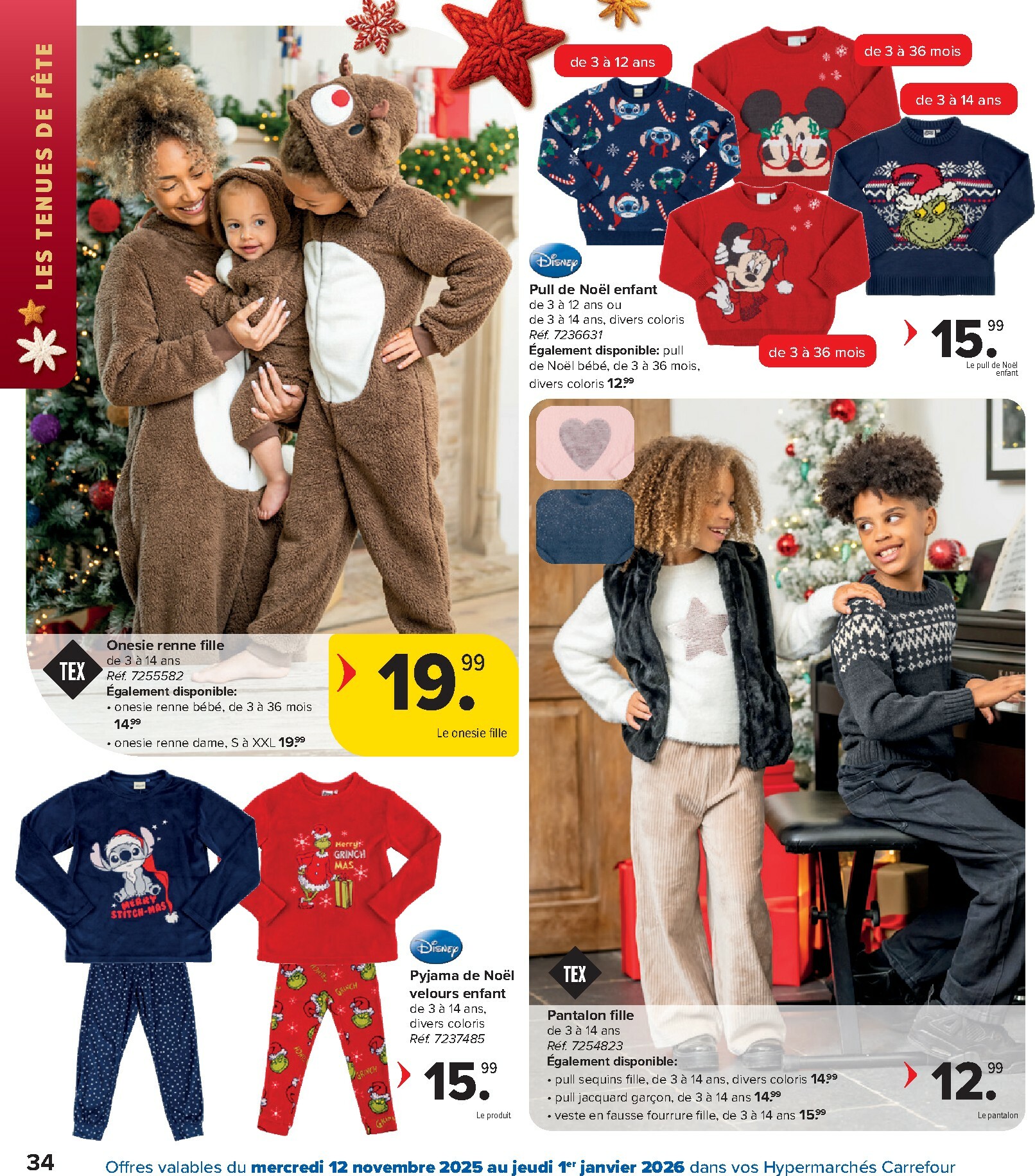 carrefour - De Carrefour - Hypermarchés Catalogue Fetes folder geldig vanaf 12/11 t/m 01/01 - page: 34
