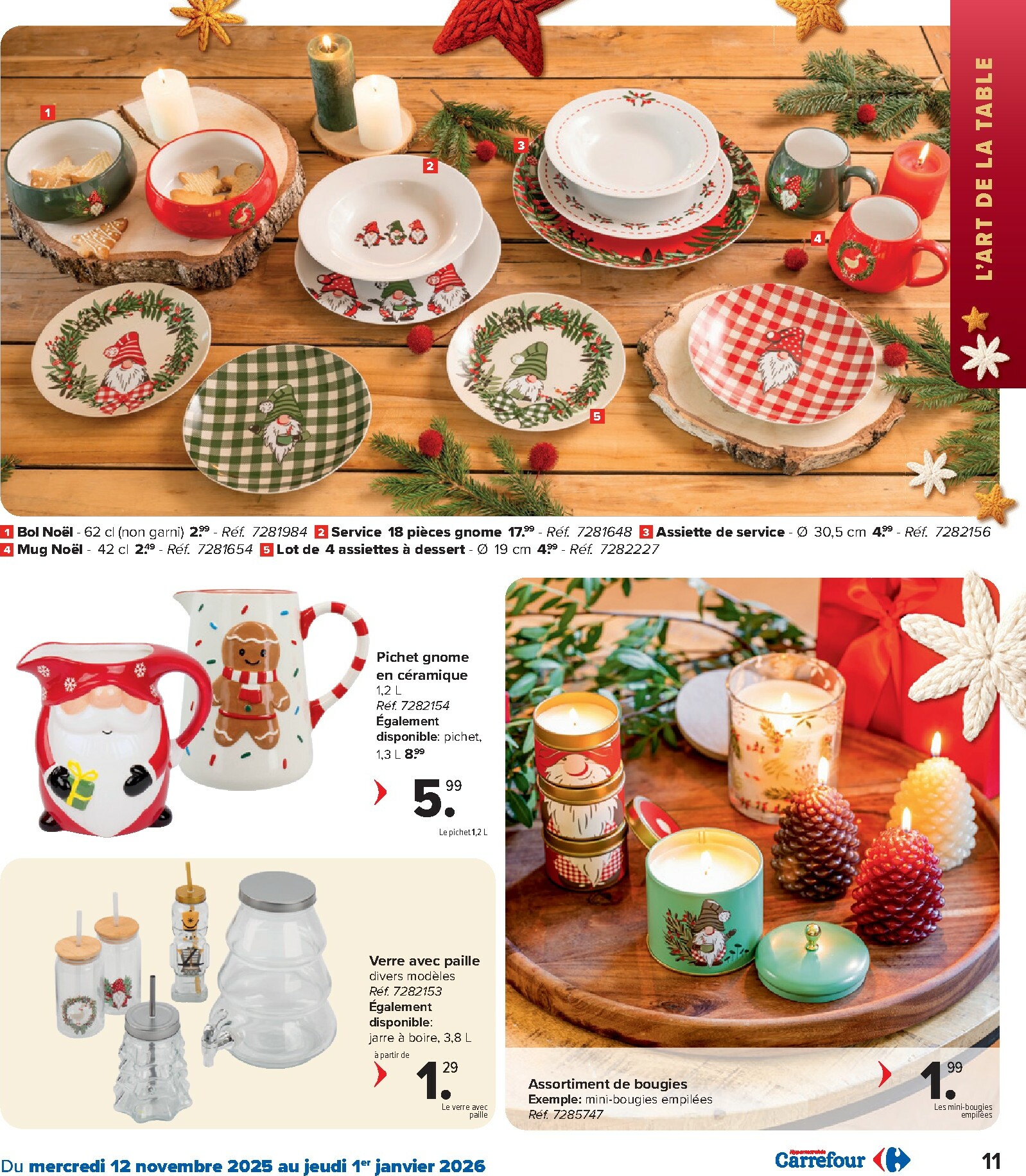 carrefour - De Carrefour - Hypermarchés Catalogue Fetes folder geldig vanaf 12/11 t/m 01/01 - page: 11