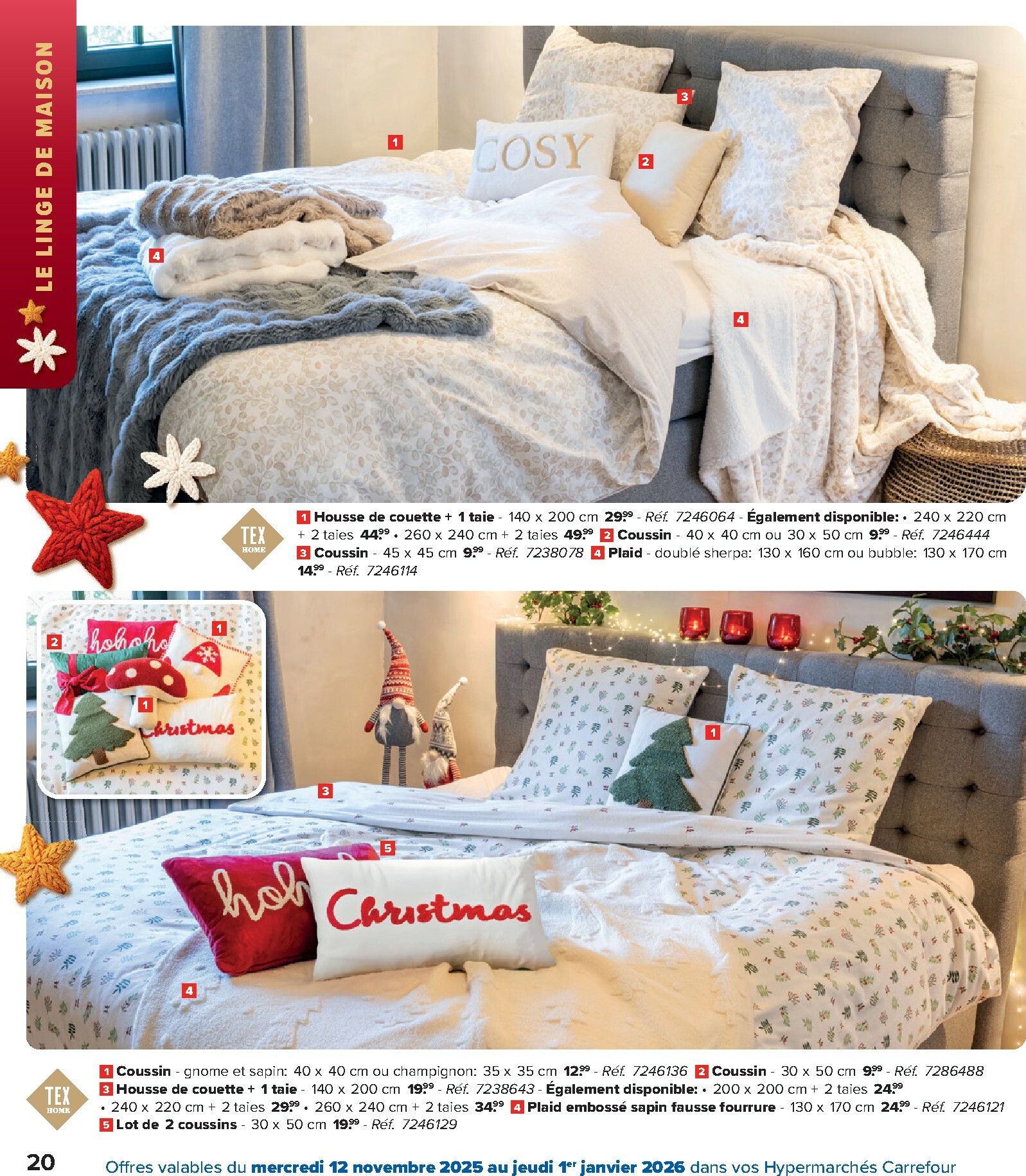 carrefour - De Carrefour - Hypermarchés Catalogue Fetes folder geldig vanaf 12/11 t/m 01/01 - page: 20