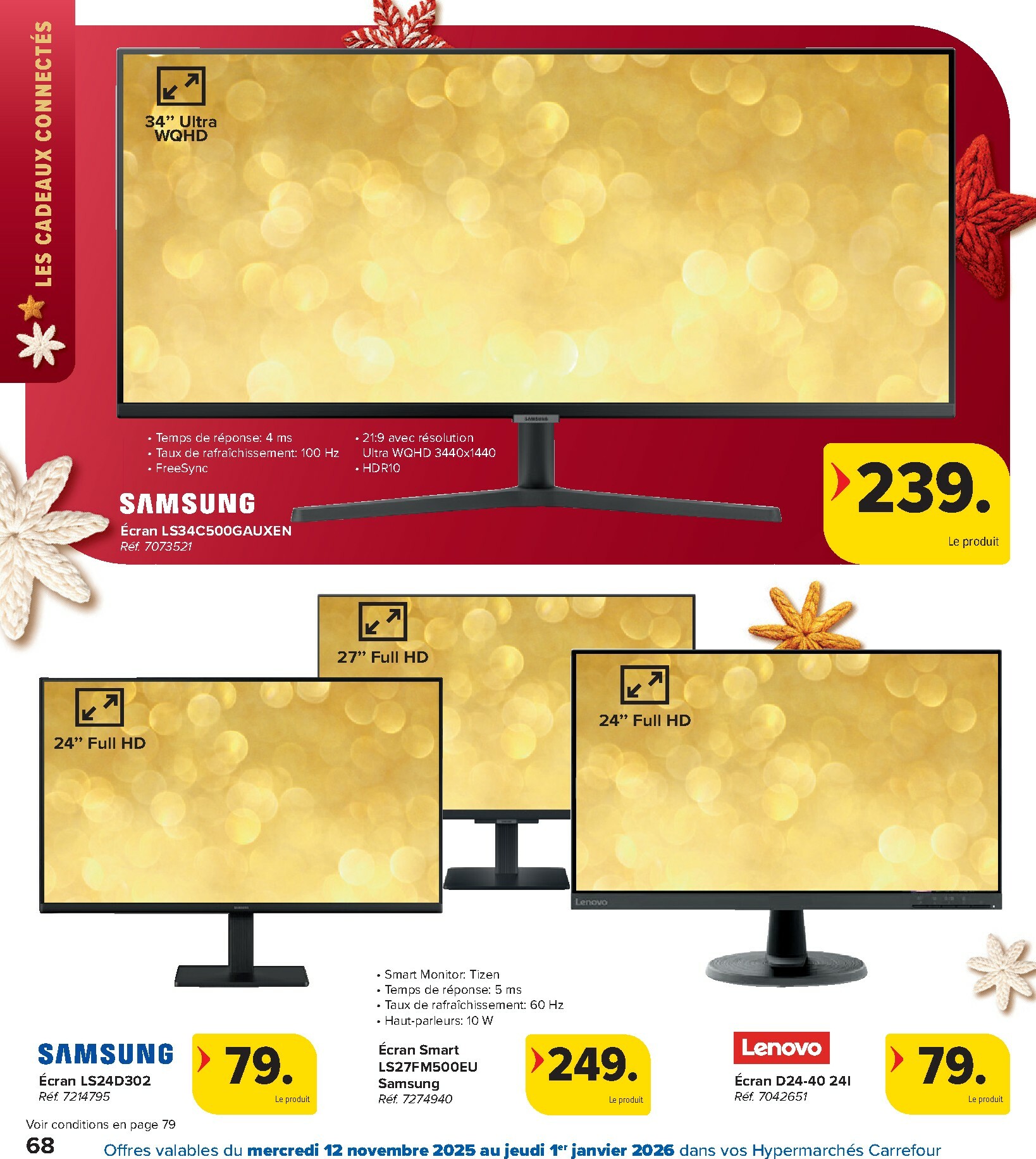 carrefour - De Carrefour - Hypermarchés Catalogue Fetes folder geldig vanaf 12/11 t/m 01/01 - page: 68