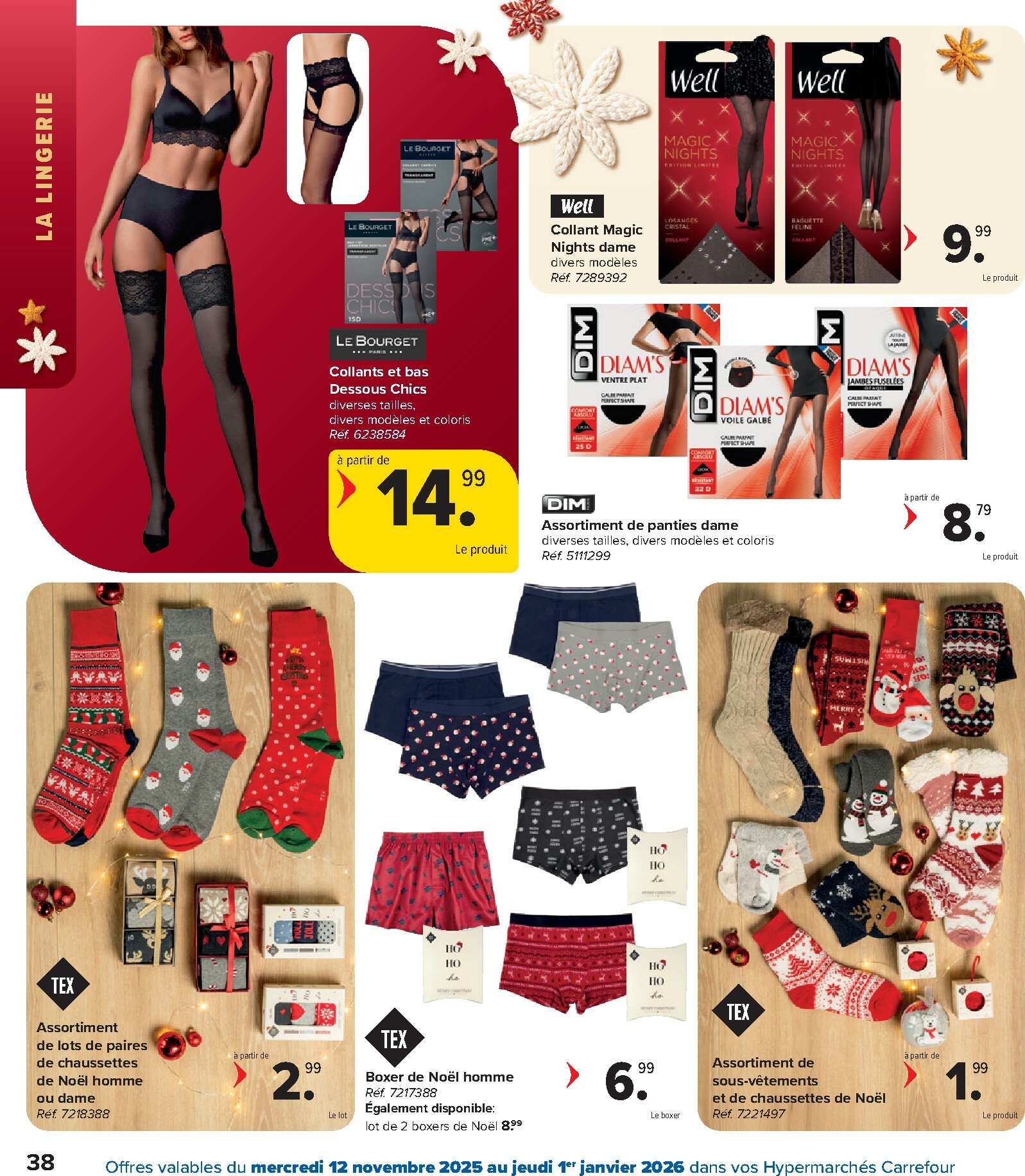 carrefour - De Carrefour - Hypermarchés Catalogue Fetes folder geldig vanaf 12/11 t/m 01/01 - page: 38