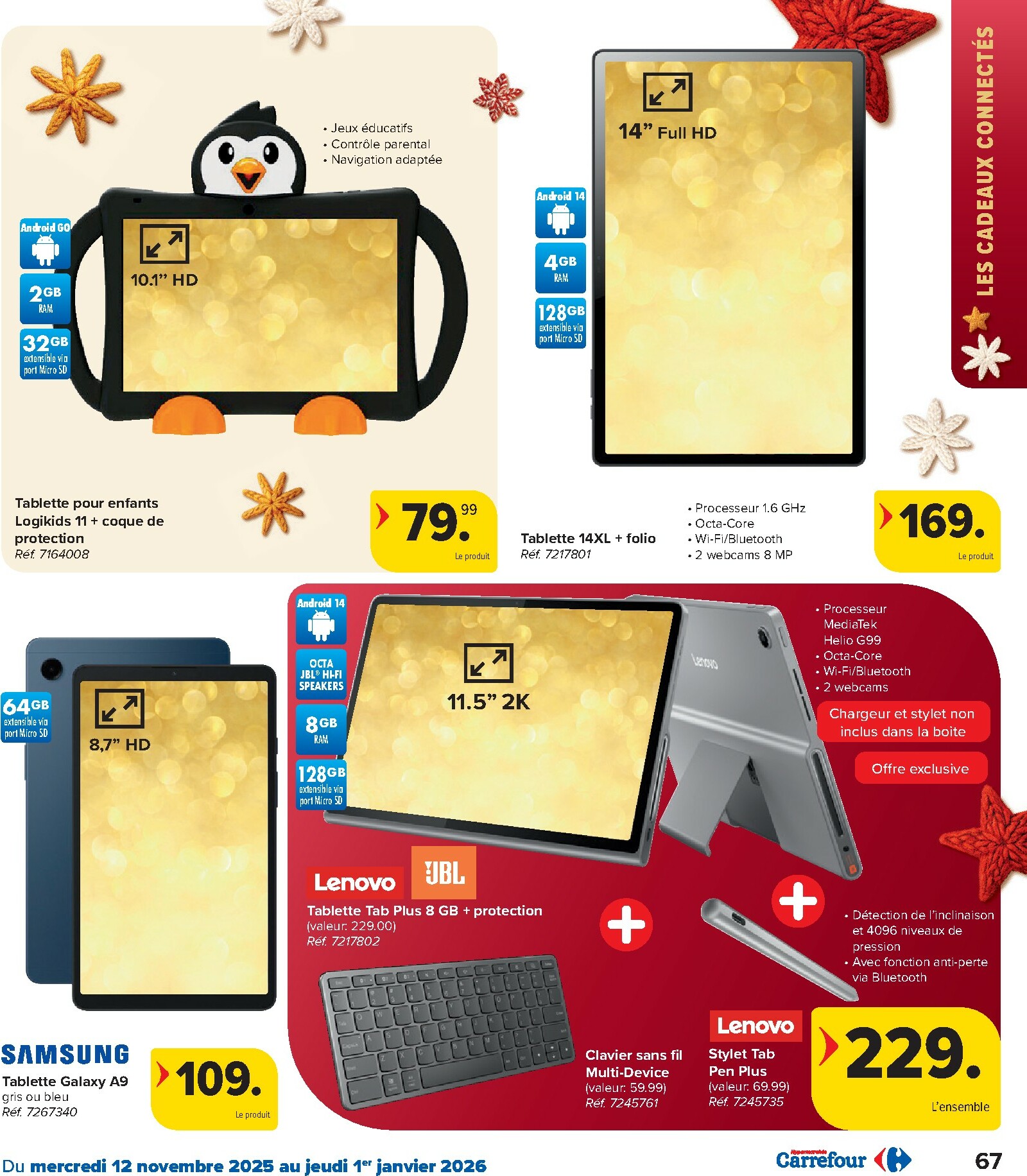 carrefour - De Carrefour - Hypermarchés Catalogue Fetes folder geldig vanaf 12/11 t/m 01/01 - page: 67