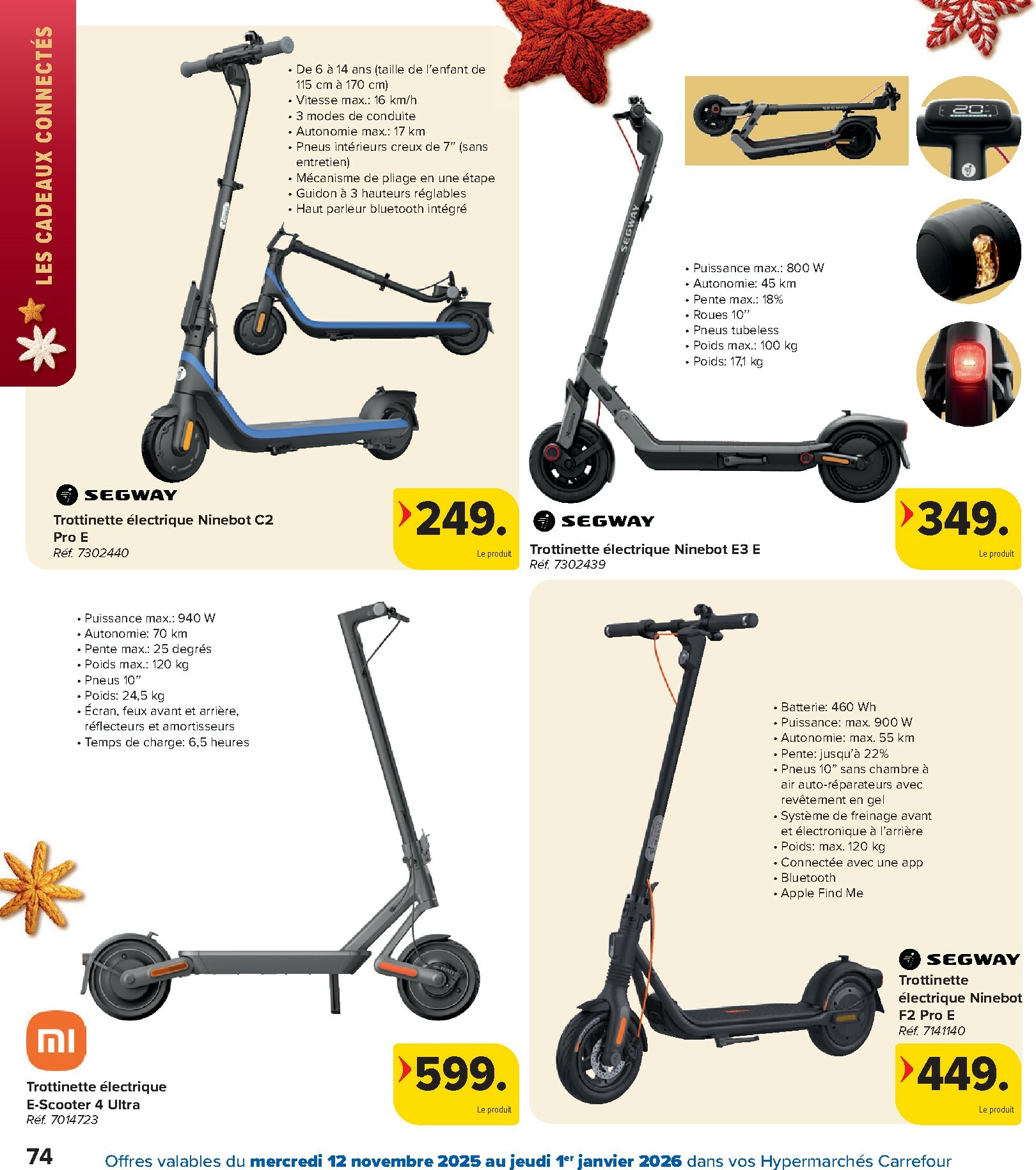 carrefour - De Carrefour - Hypermarchés Catalogue Fetes folder geldig vanaf 12/11 t/m 01/01 - page: 74