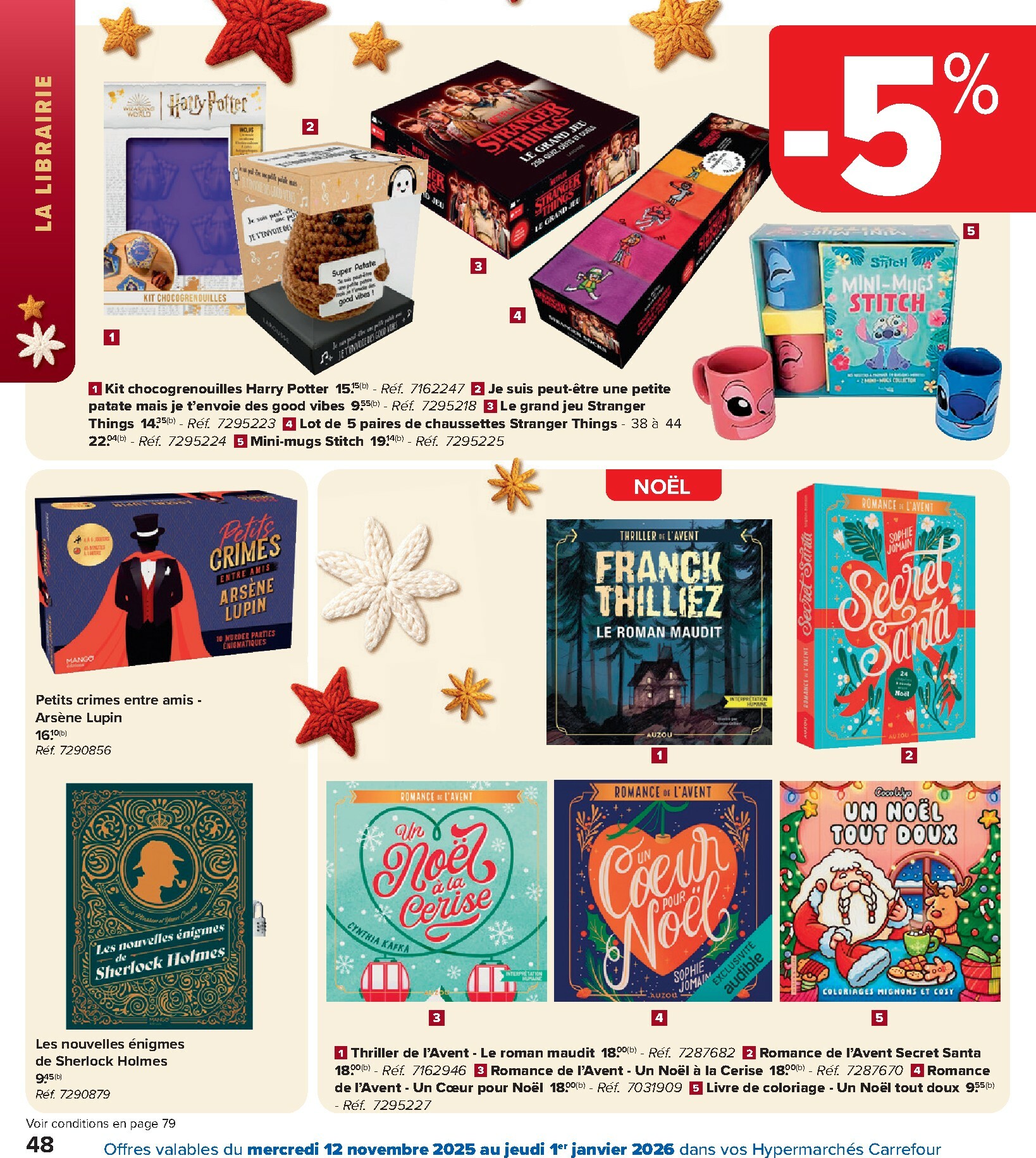 carrefour - De Carrefour - Hypermarchés Catalogue Fetes folder geldig vanaf 12/11 t/m 01/01 - page: 48
