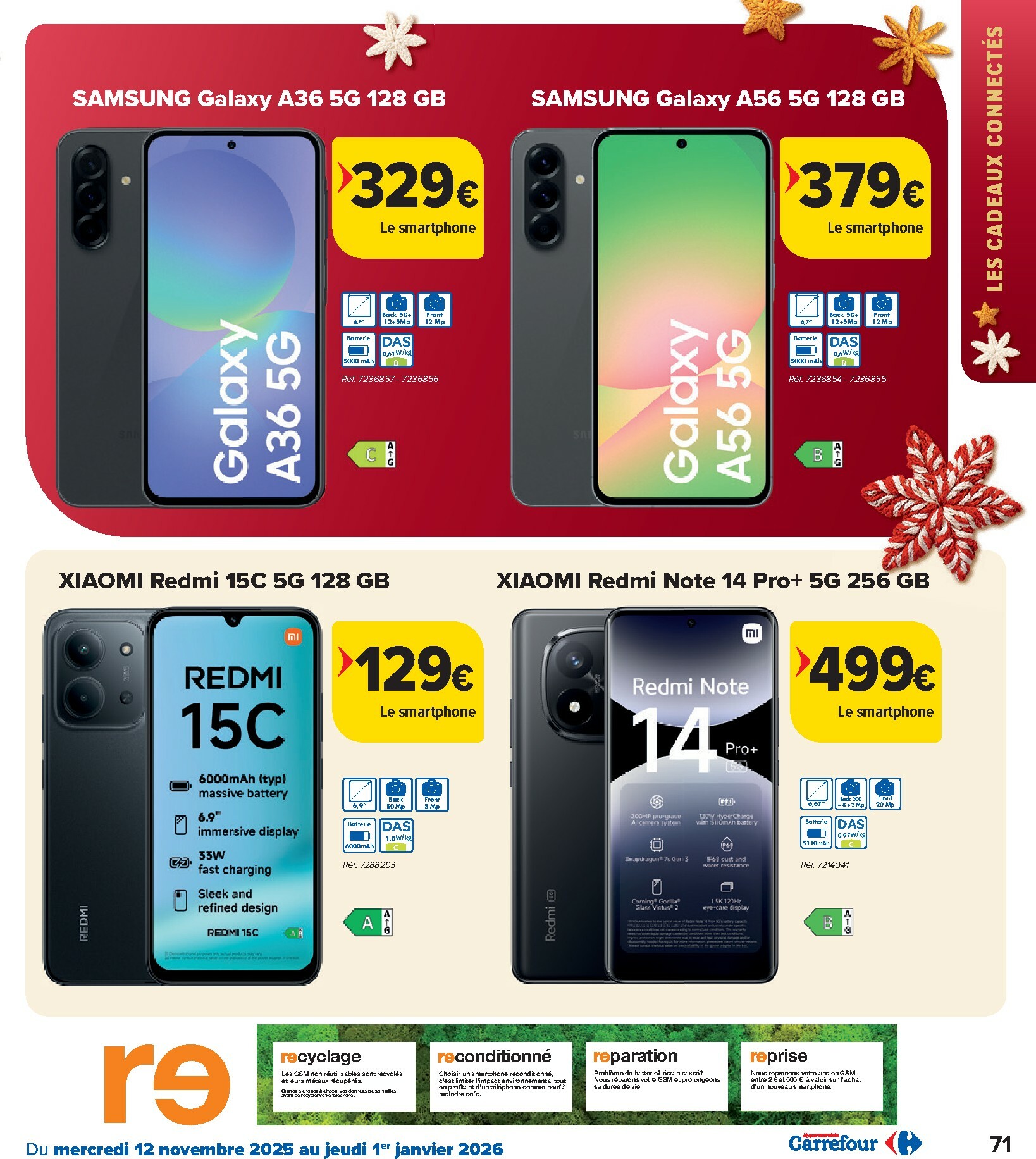 carrefour - De Carrefour - Hypermarchés Catalogue Fetes folder geldig vanaf 12/11 t/m 01/01 - page: 71