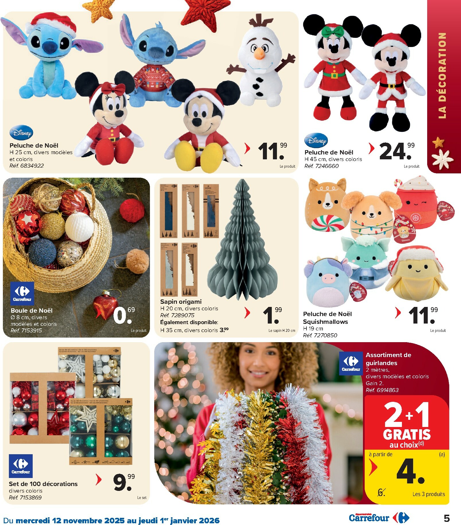 carrefour - De Carrefour - Hypermarchés Catalogue Fetes folder geldig vanaf 12/11 t/m 01/01 - page: 5