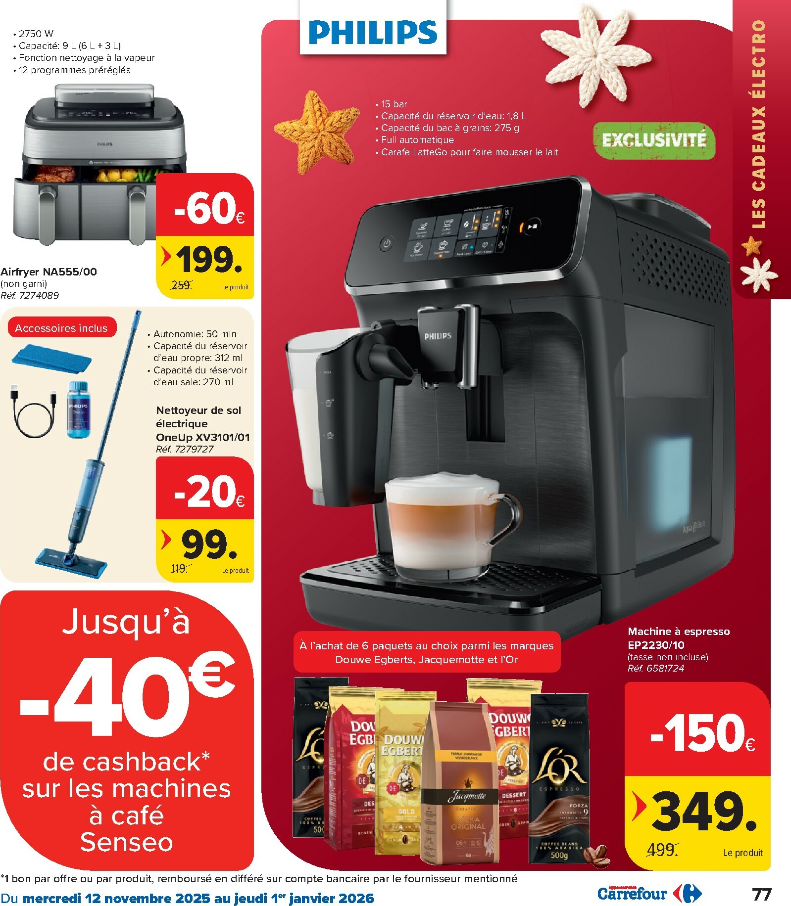 carrefour - De Carrefour - Hypermarchés Catalogue Fetes folder geldig vanaf 12/11 t/m 01/01 - page: 77