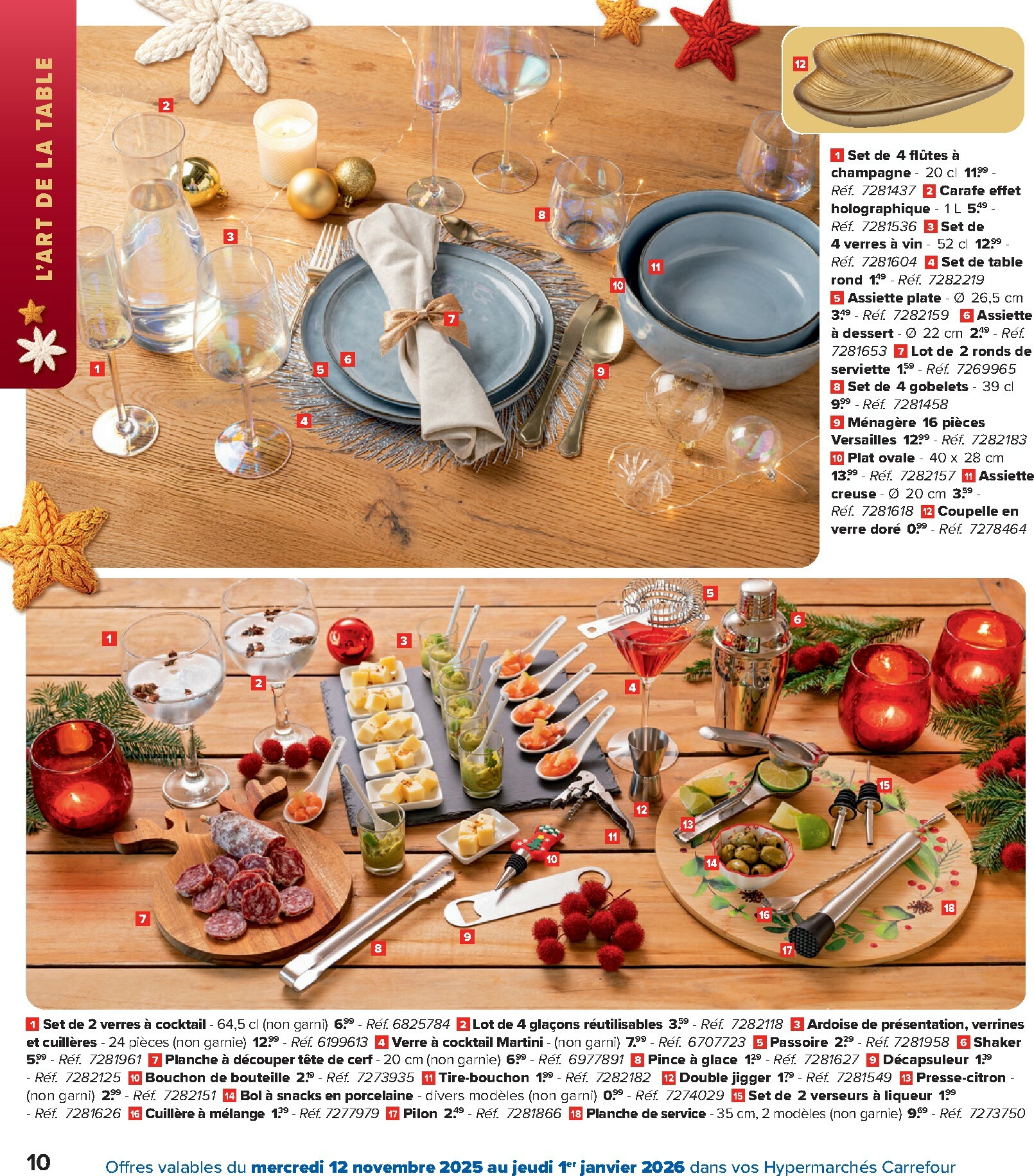 carrefour - De Carrefour - Hypermarchés Catalogue Fetes folder geldig vanaf 12/11 t/m 01/01 - page: 10