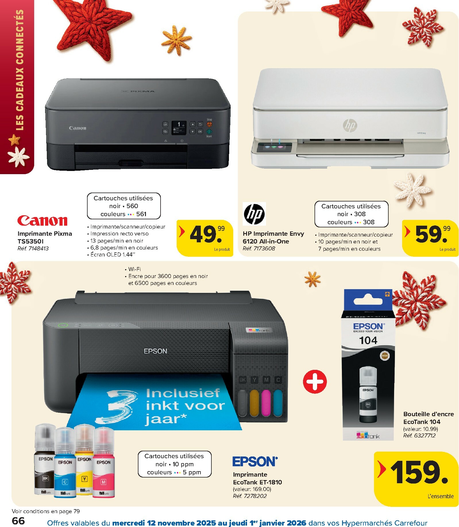 carrefour - De Carrefour - Hypermarchés Catalogue Fetes folder geldig vanaf 12/11 t/m 01/01 - page: 66