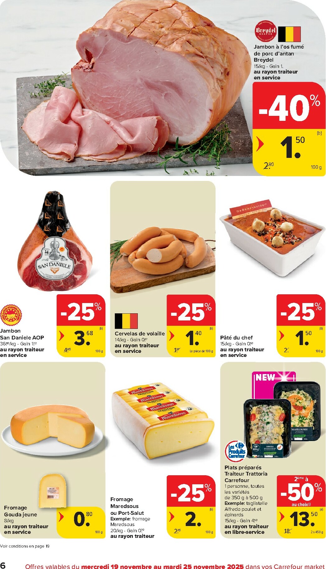 carrefour - De Carrefour Market folder geldig vanaf 19/11 t/m 25/11 - page: 6