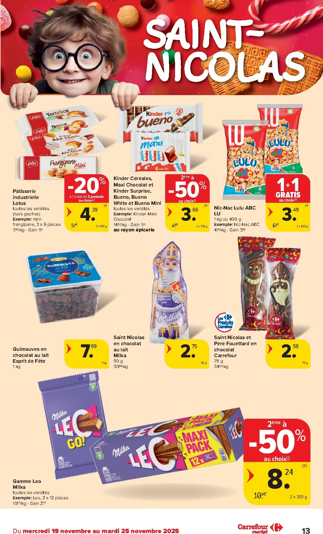 carrefour - De Carrefour Market folder geldig vanaf 19/11 t/m 25/11 - page: 13