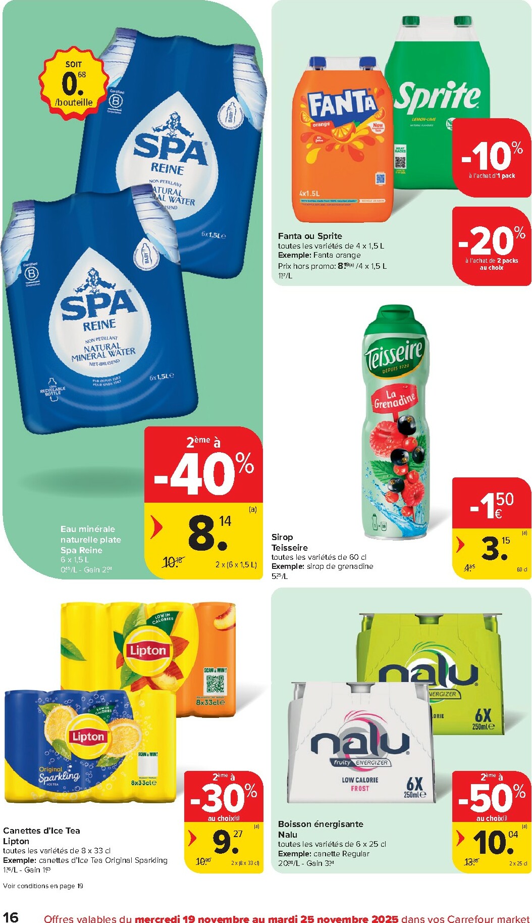 carrefour - De Carrefour Market folder geldig vanaf 19/11 t/m 25/11 - page: 16