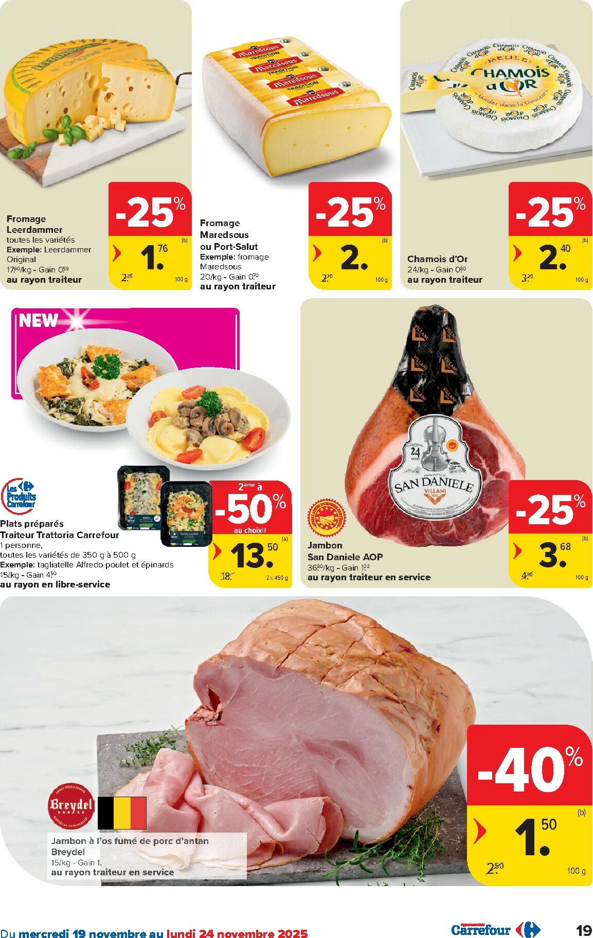 carrefour - De Carrefour - Hypermarchés folder geldig vanaf 19/11 t/m 01/12 - page: 19