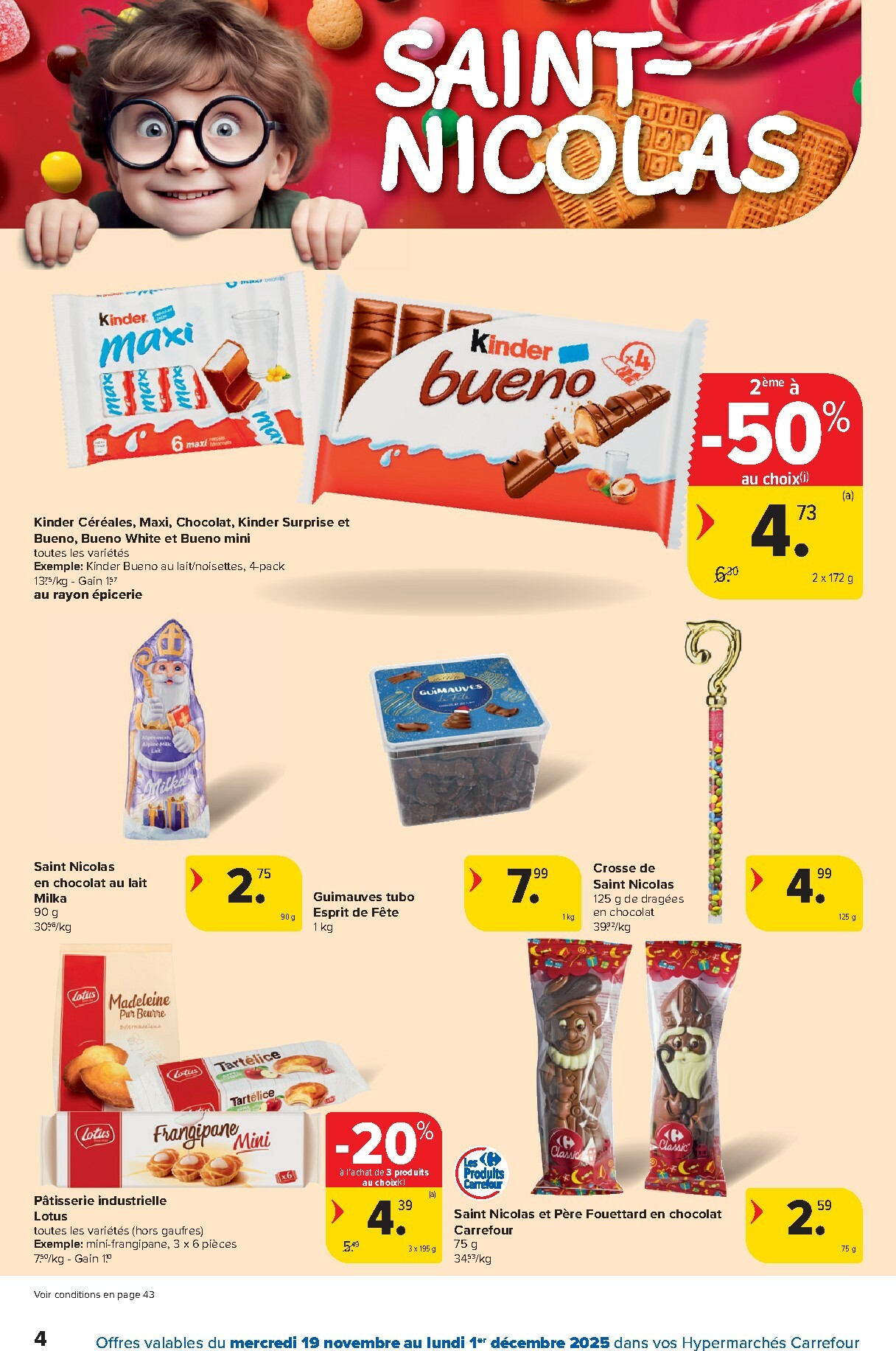 carrefour - De Carrefour - Hypermarchés folder geldig vanaf 19/11 t/m 01/12 - page: 4