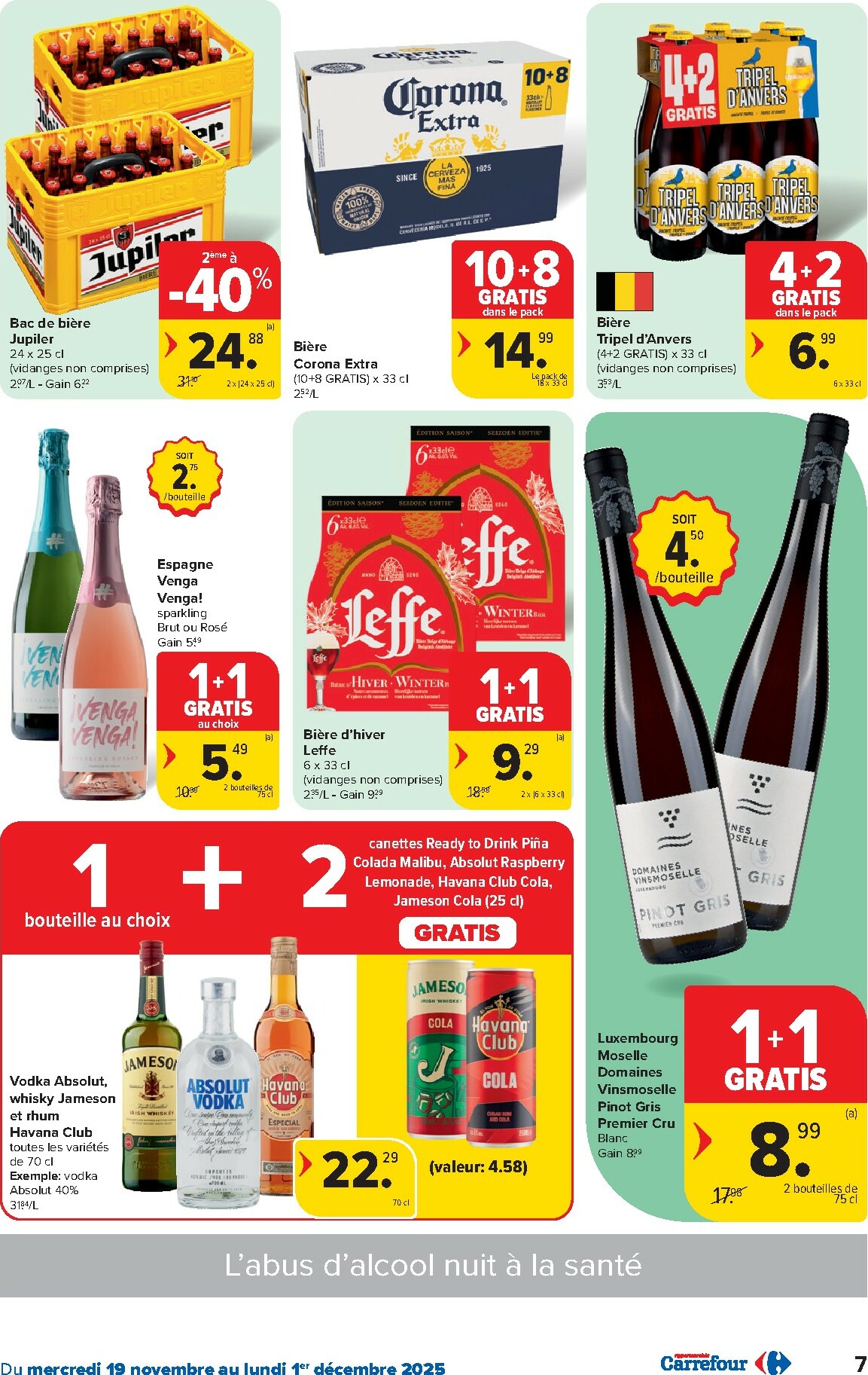 carrefour - De Carrefour - Hypermarchés folder geldig vanaf 19/11 t/m 01/12 - page: 7