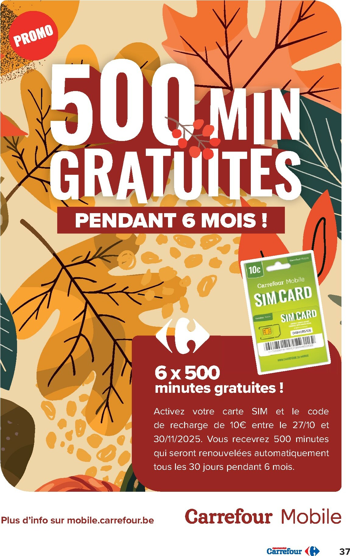 carrefour - De Carrefour - Hypermarchés folder geldig vanaf 19/11 t/m 01/12 - page: 37