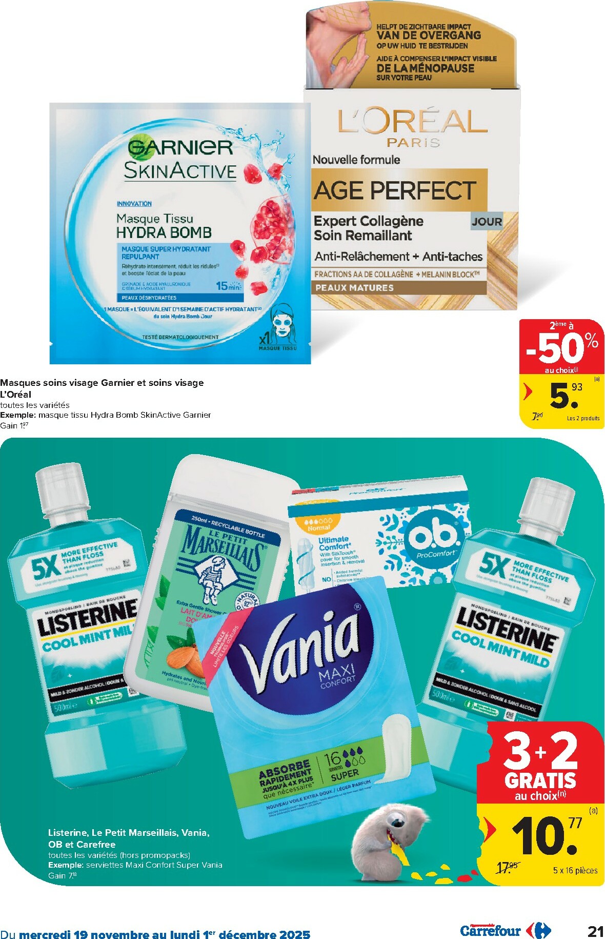 carrefour - De Carrefour - Hypermarchés folder geldig vanaf 19/11 t/m 01/12 - page: 21