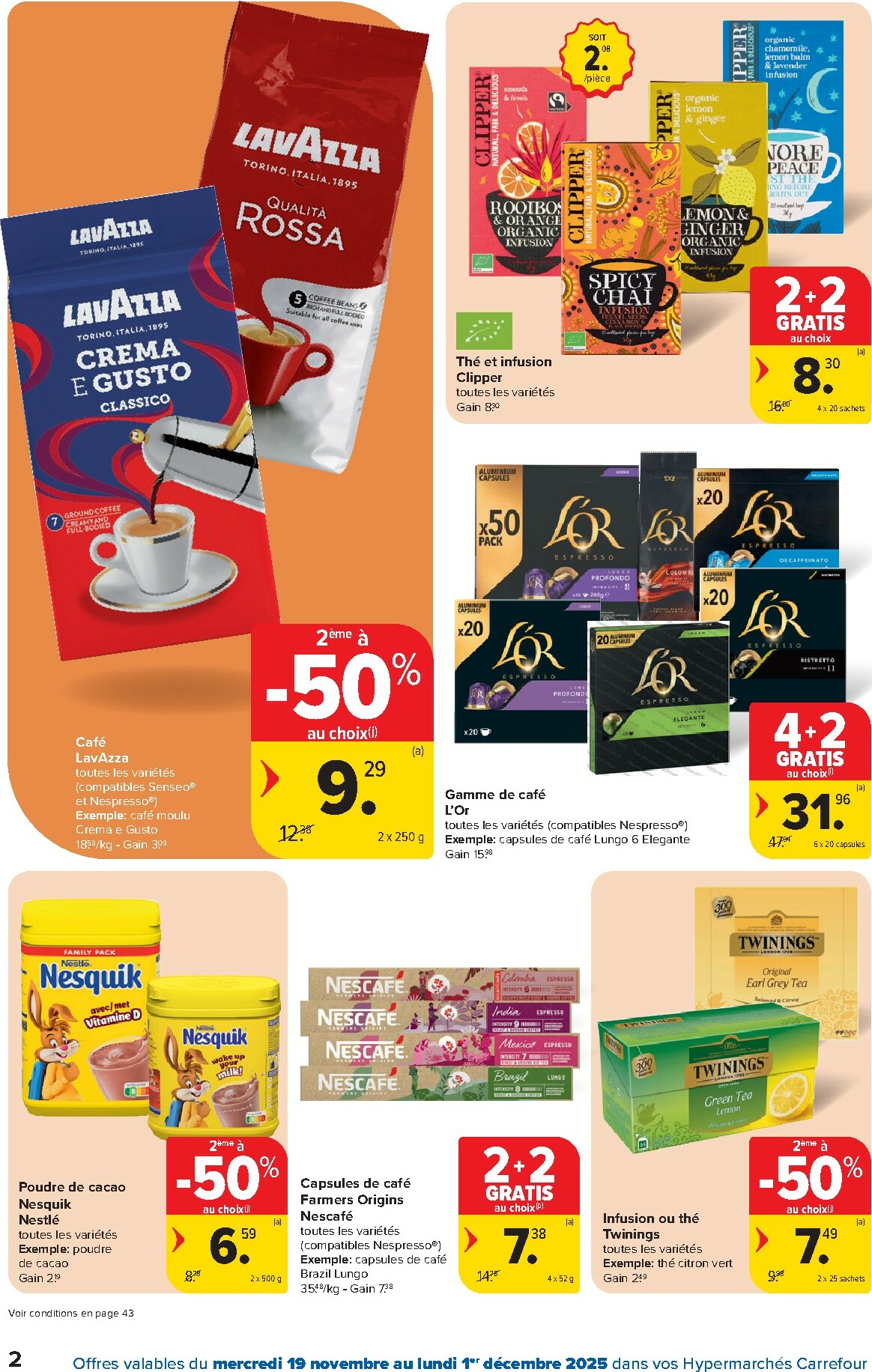 carrefour - De Carrefour - Hypermarchés folder geldig vanaf 19/11 t/m 01/12 - page: 2