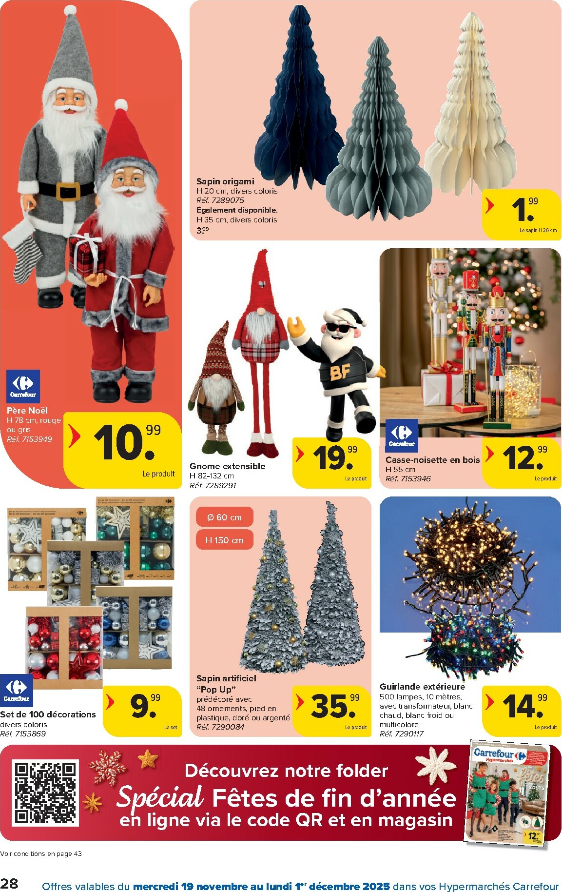 carrefour - De Carrefour - Hypermarchés folder geldig vanaf 19/11 t/m 01/12 - page: 28