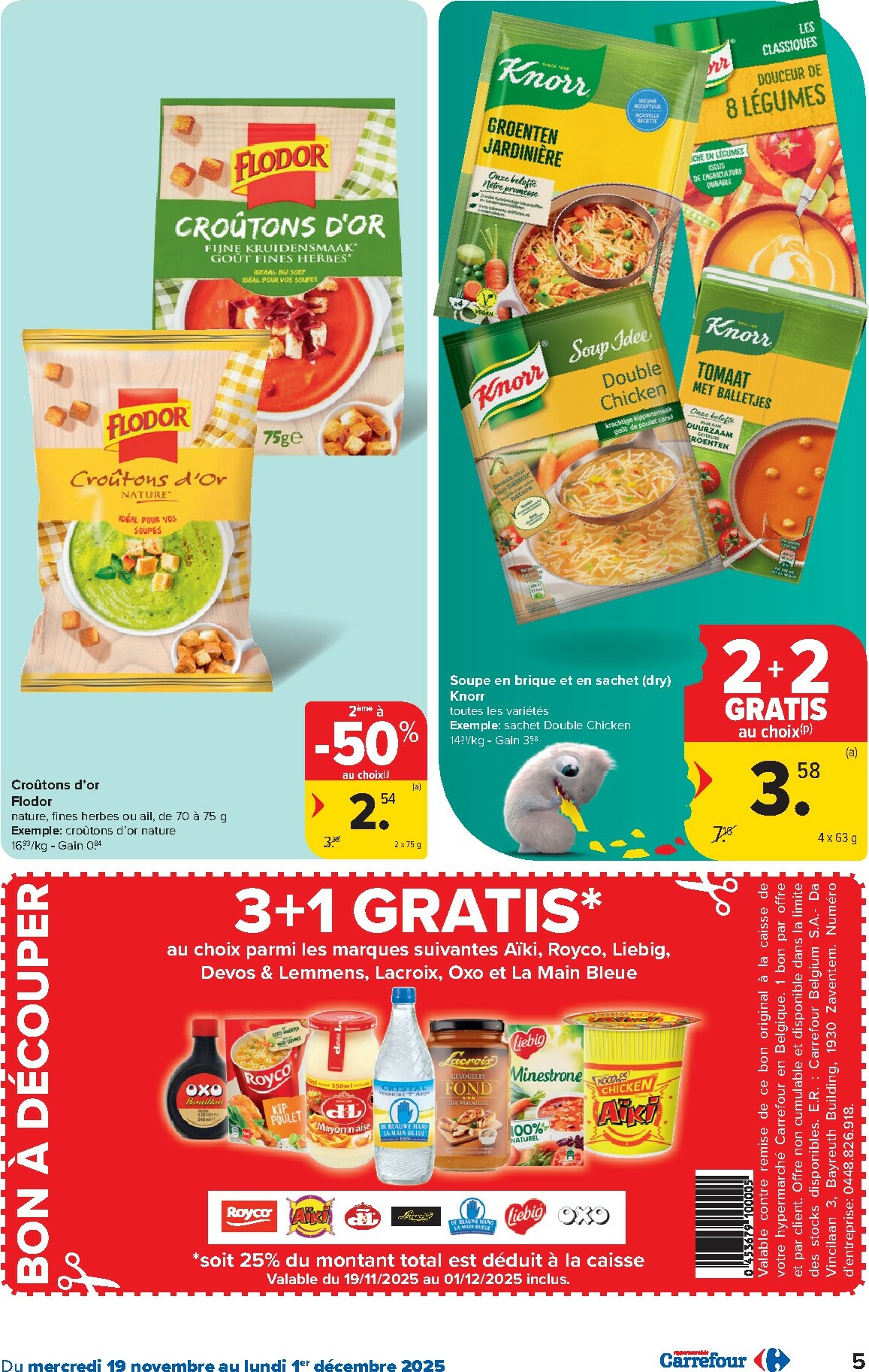 carrefour - De Carrefour - Hypermarchés folder geldig vanaf 19/11 t/m 01/12 - page: 5