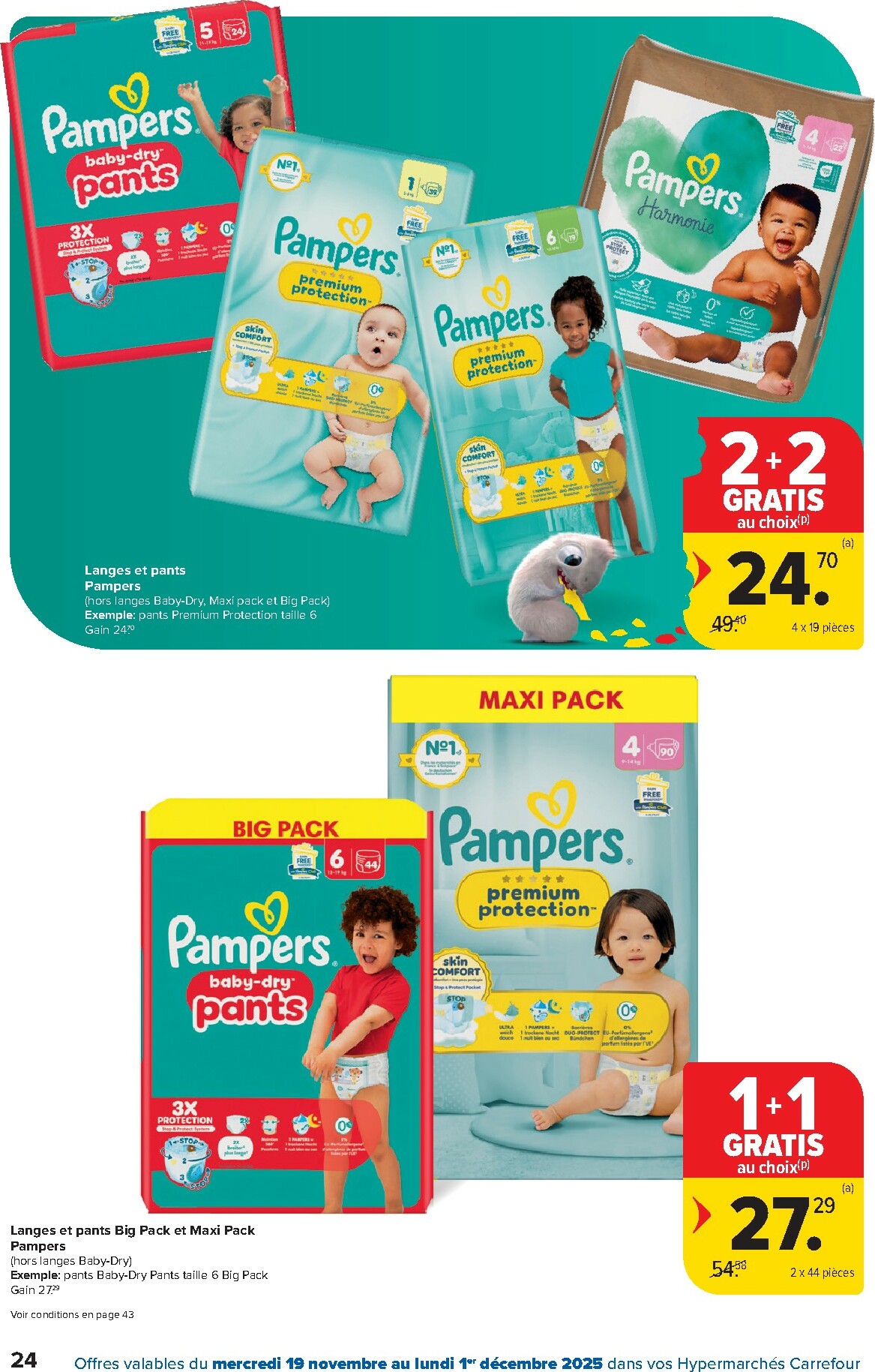 carrefour - De Carrefour - Hypermarchés folder geldig vanaf 19/11 t/m 01/12 - page: 24