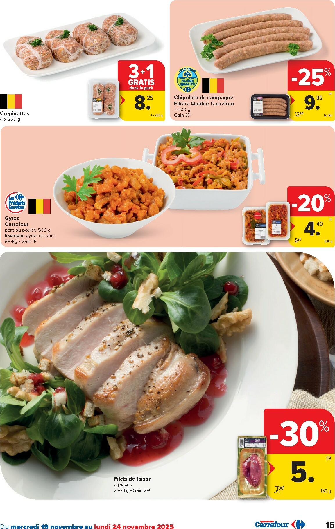 carrefour - De Carrefour - Hypermarchés folder geldig vanaf 19/11 t/m 01/12 - page: 15