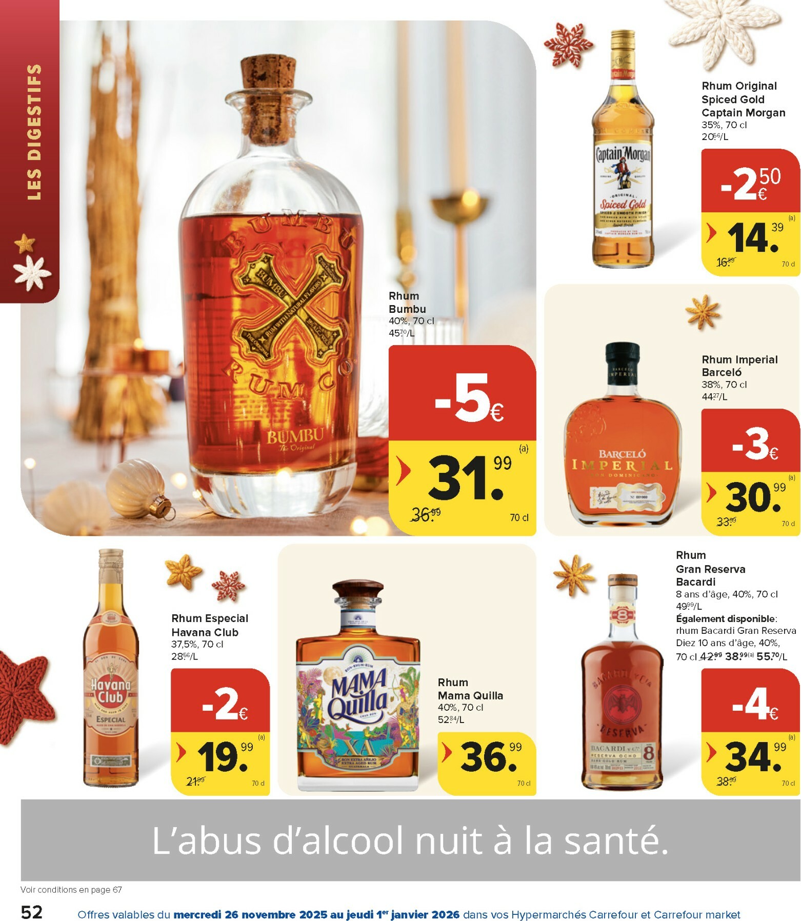 carrefour - De Carrefour folder geldig vanaf 26/11 t/m 01/01 - page: 52