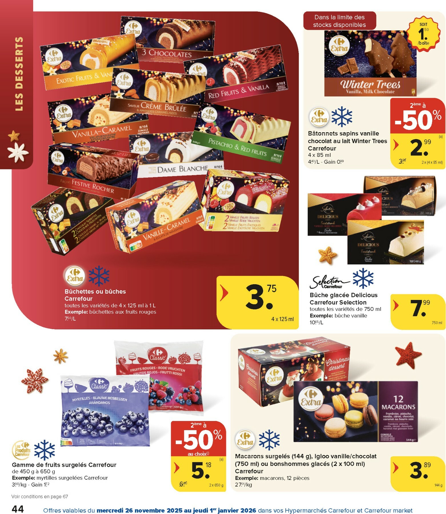carrefour - De Carrefour folder geldig vanaf 26/11 t/m 01/01 - page: 44