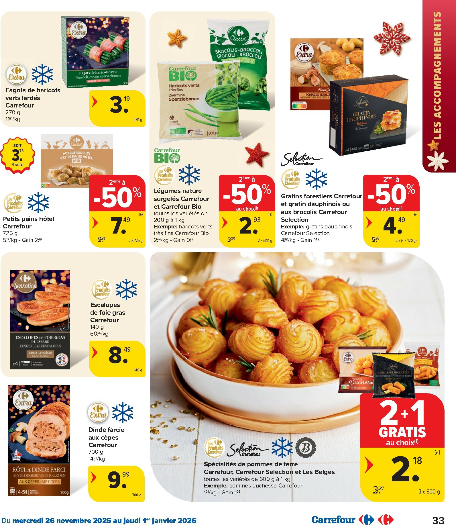 carrefour - De Carrefour - Des fêtes pour tous les goûts! folder geldig vanaf 26/11 t/m 01/01 - page: 33