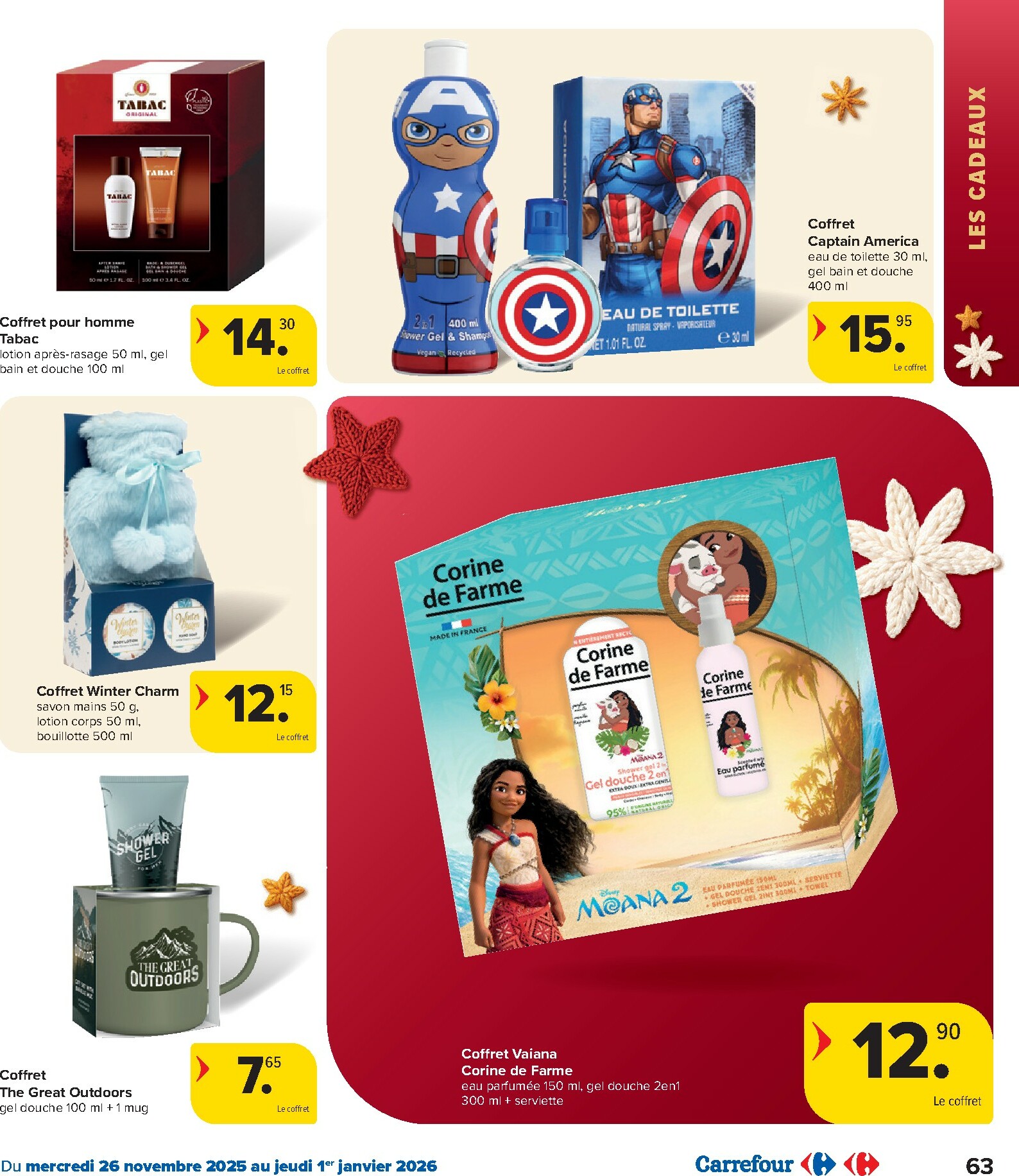 carrefour - De Carrefour - Des fêtes pour tous les goûts! folder geldig vanaf 26/11 t/m 01/01 - page: 63