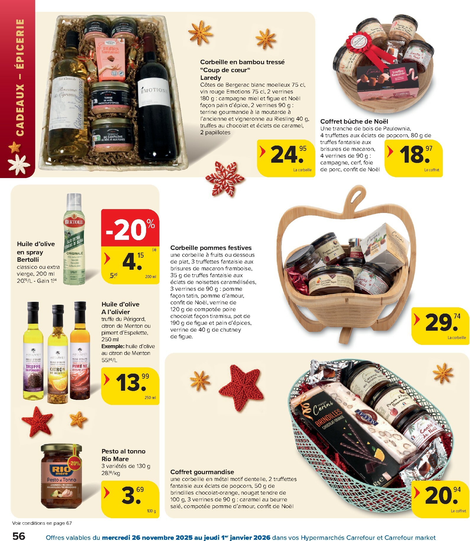 carrefour - De Carrefour - Des fêtes pour tous les goûts! folder geldig vanaf 26/11 t/m 01/01 - page: 56