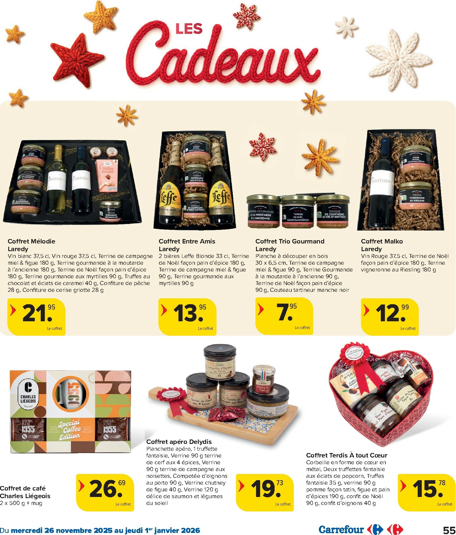 carrefour - De Carrefour - Des fêtes pour tous les goûts! folder geldig vanaf 26/11 t/m 01/01 - page: 55