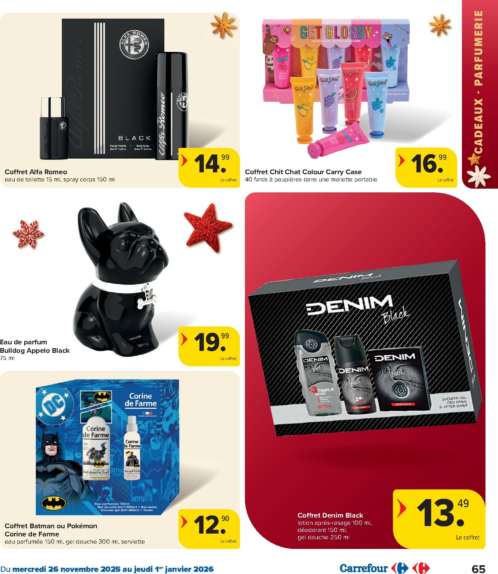 carrefour - De Carrefour - Des fêtes pour tous les goûts! folder geldig vanaf 26/11 t/m 01/01 - page: 65