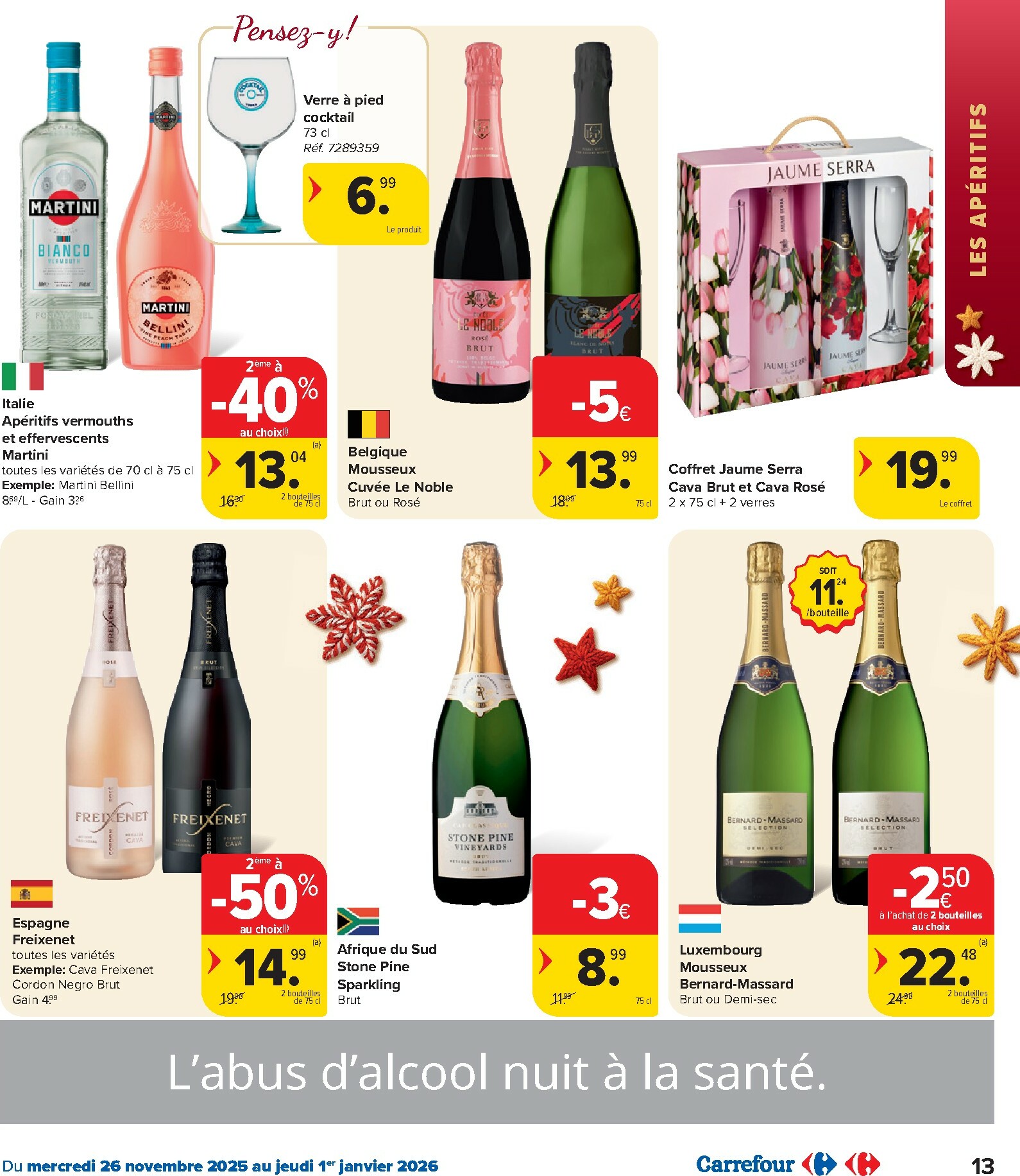 carrefour - De Carrefour - Des fêtes pour tous les goûts! folder geldig vanaf 26/11 t/m 01/01 - page: 13