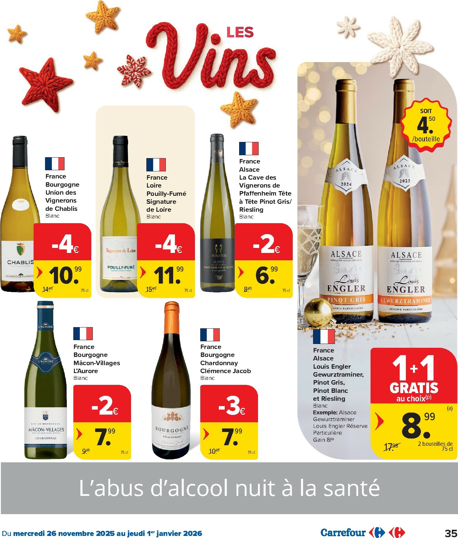 carrefour - De Carrefour - Des fêtes pour tous les goûts! folder geldig vanaf 26/11 t/m 01/01 - page: 35