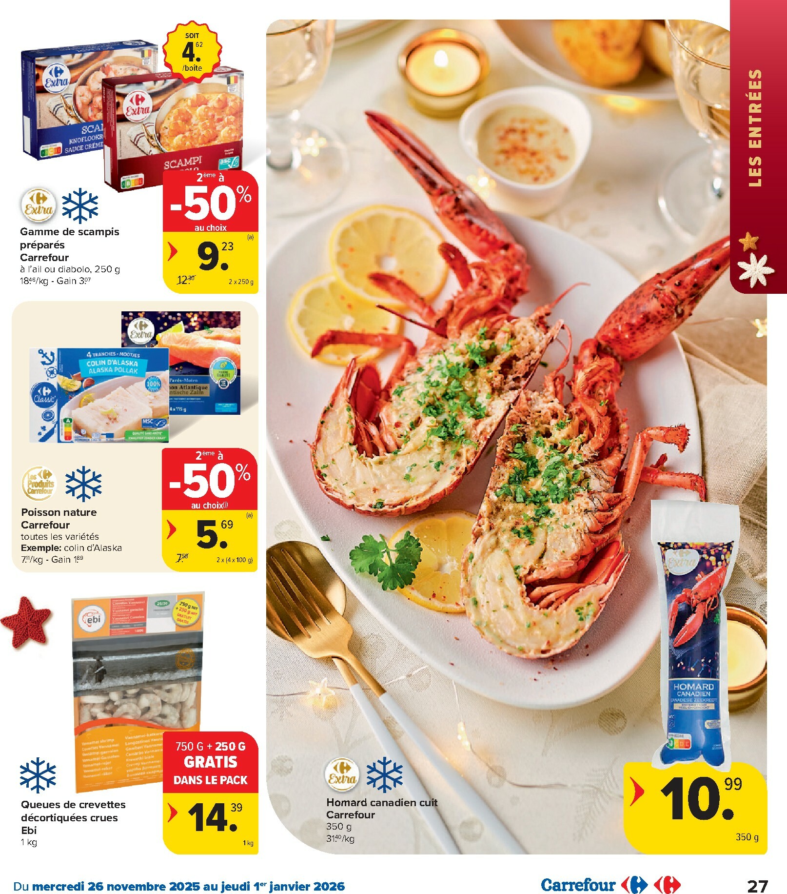 carrefour - De Carrefour - Des fêtes pour tous les goûts! folder geldig vanaf 26/11 t/m 01/01 - page: 27