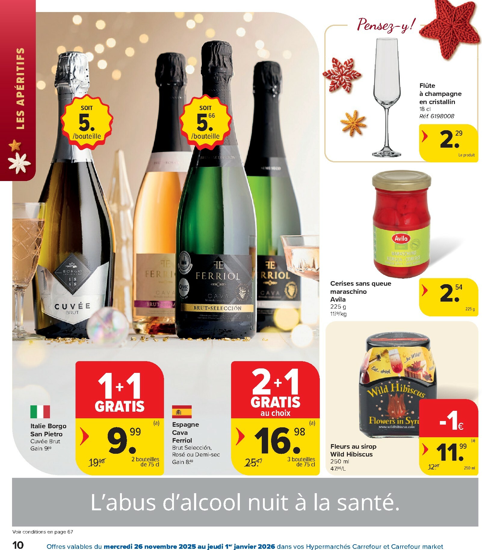 carrefour - De Carrefour - Des fêtes pour tous les goûts! folder geldig vanaf 26/11 t/m 01/01 - page: 10