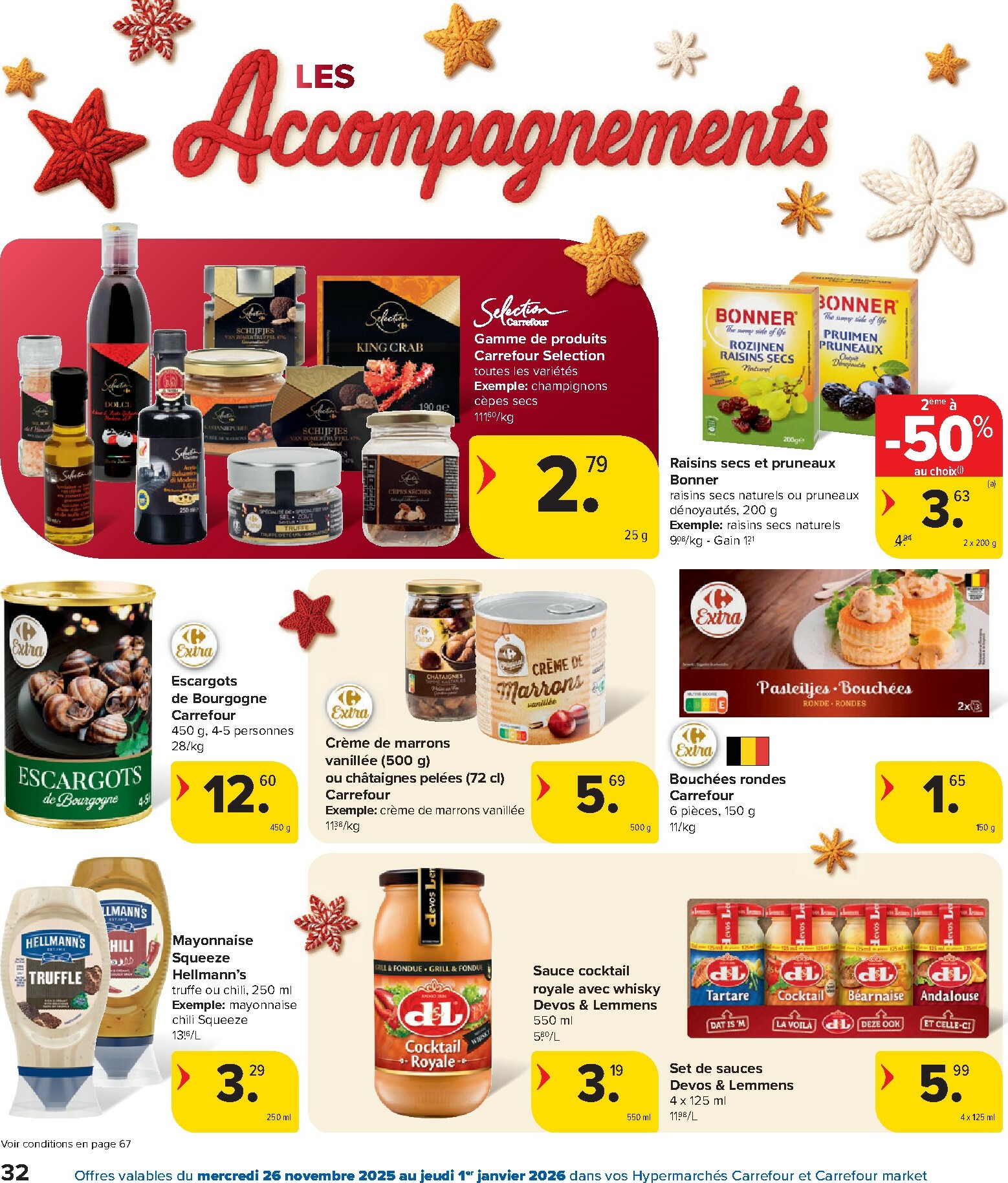 carrefour - De Carrefour - Des fêtes pour tous les goûts! folder geldig vanaf 26/11 t/m 01/01 - page: 32