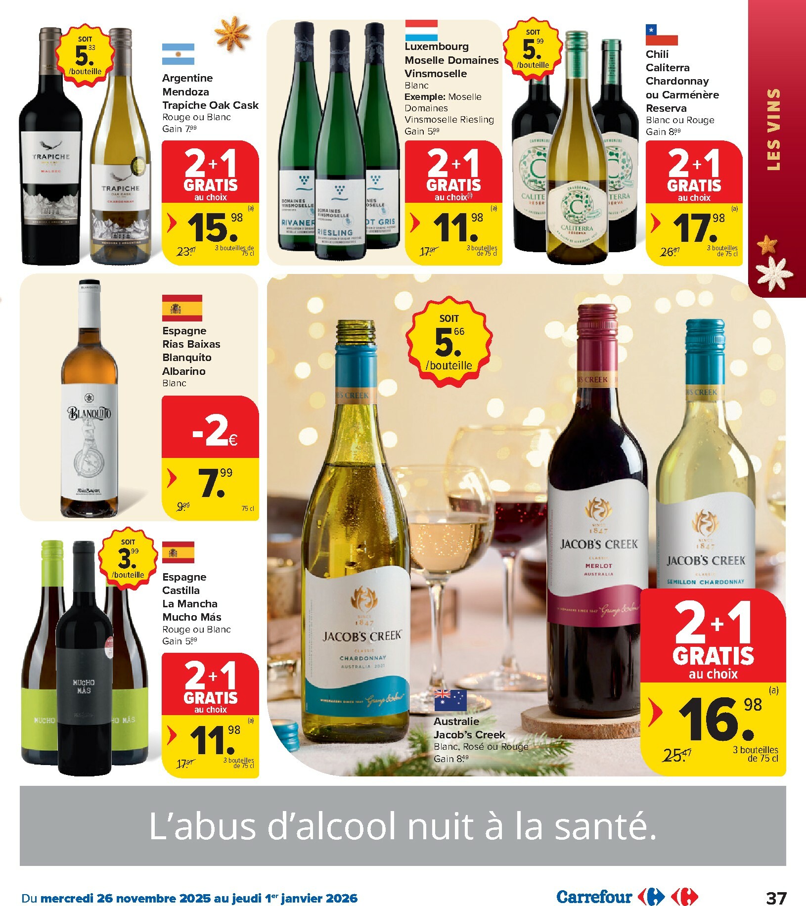 carrefour - De Carrefour - Des fêtes pour tous les goûts! folder geldig vanaf 26/11 t/m 01/01 - page: 37